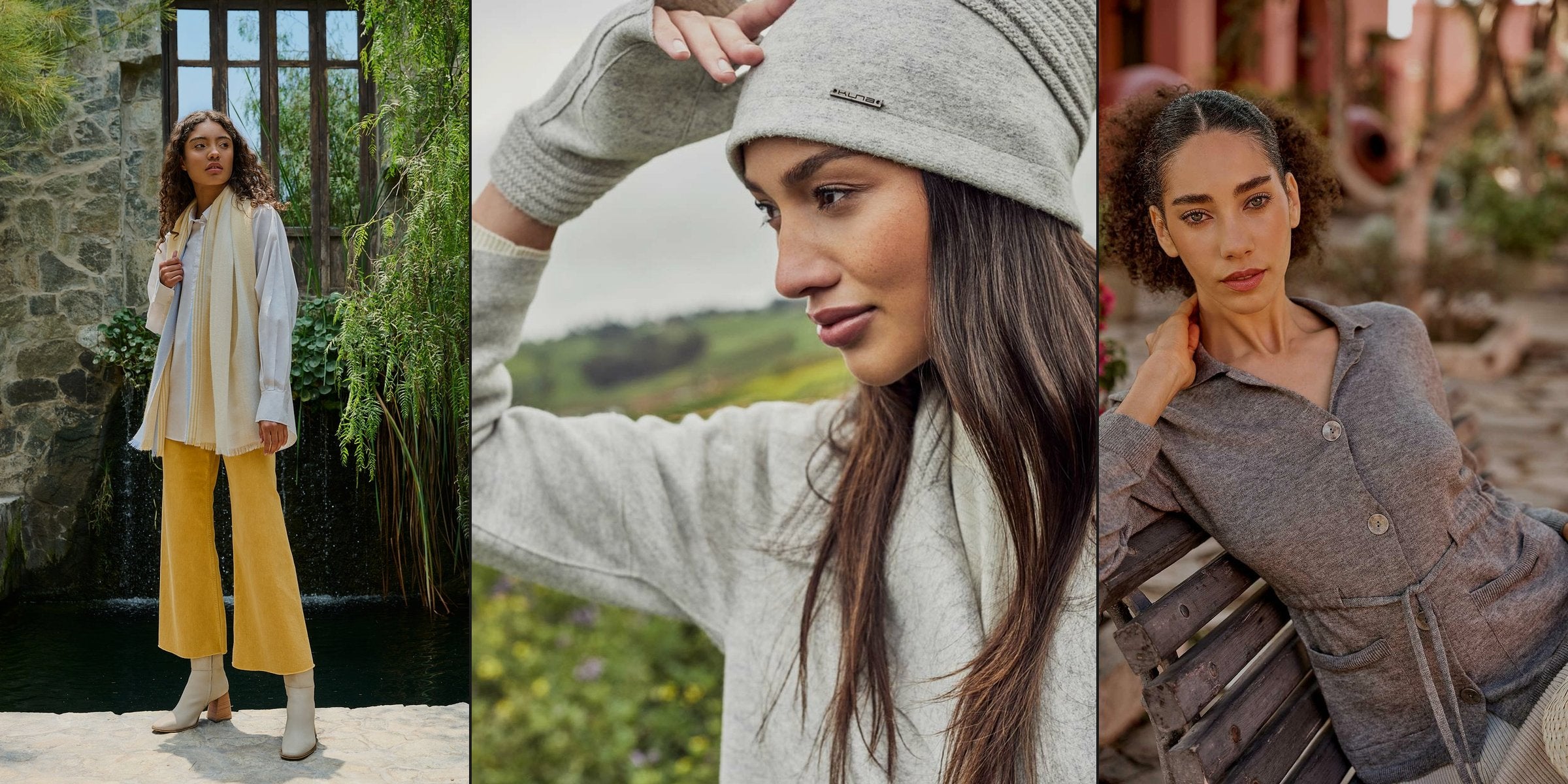 Echte Alpaka-Qualitaet erkennen: APU KUNTUR Strumpfhose im Detail