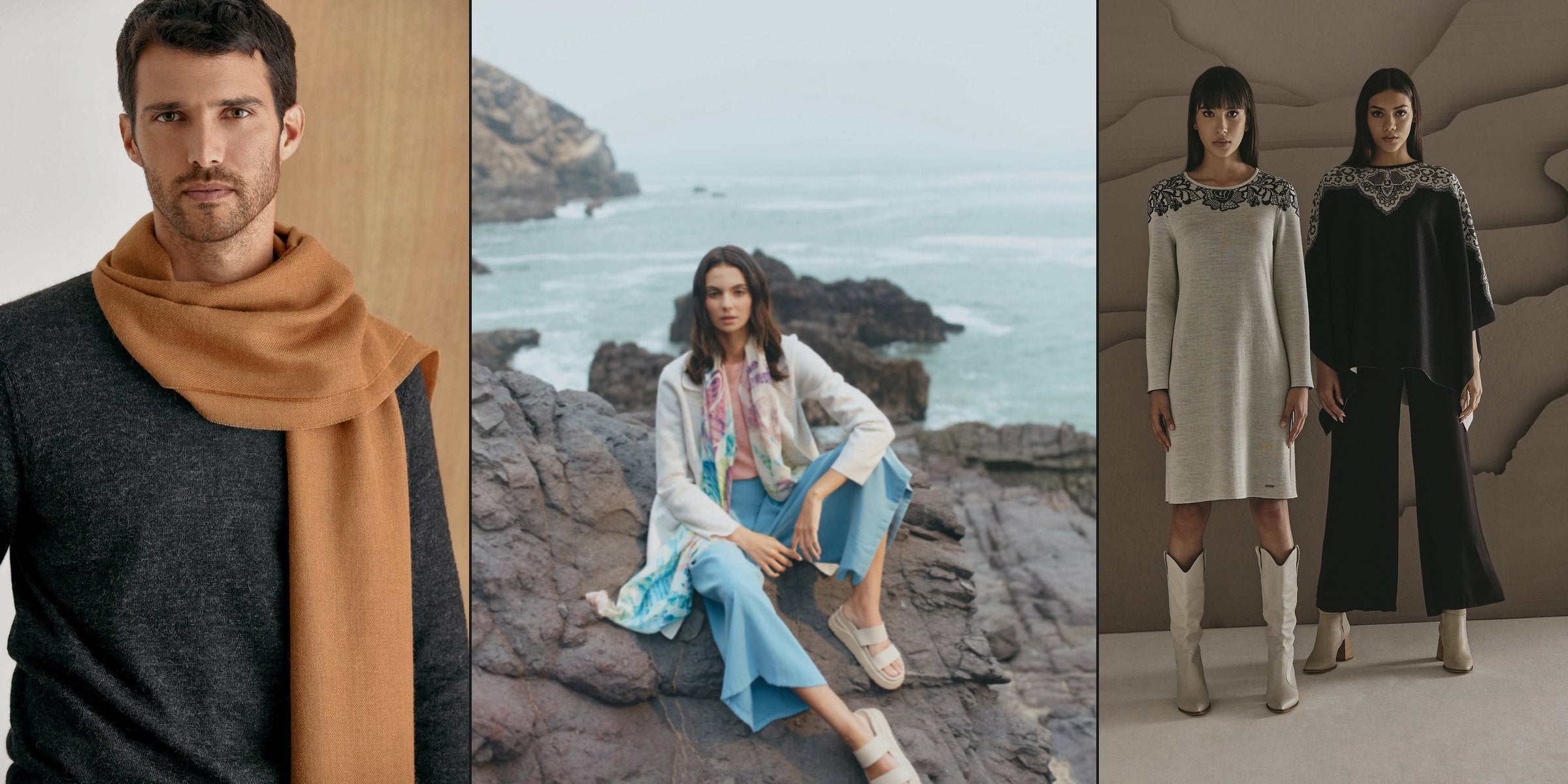 So stylst du Culotte-Hose aus Alpakawolle richtig