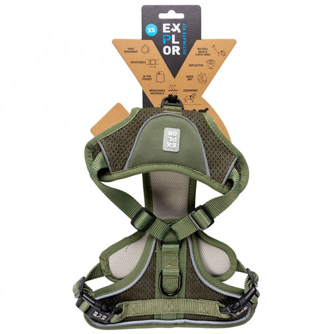 Duvoplus EXPLOR Ultimate Fit No-Pull-Geschirr - Undercover Green