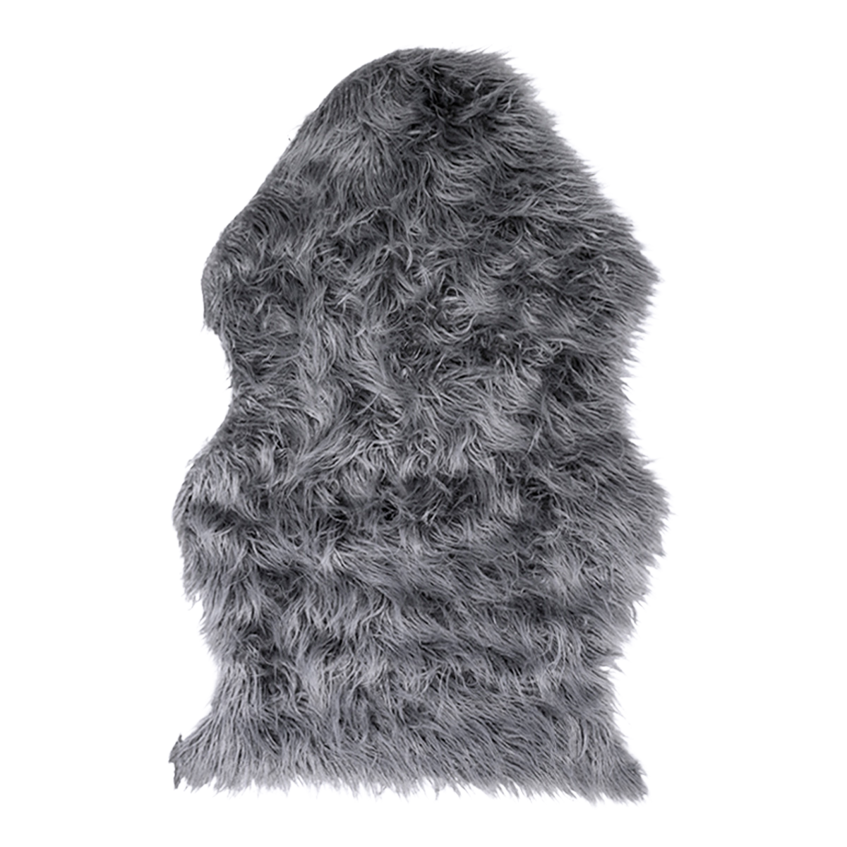 Faux Fur L90/W60 cm dark grey