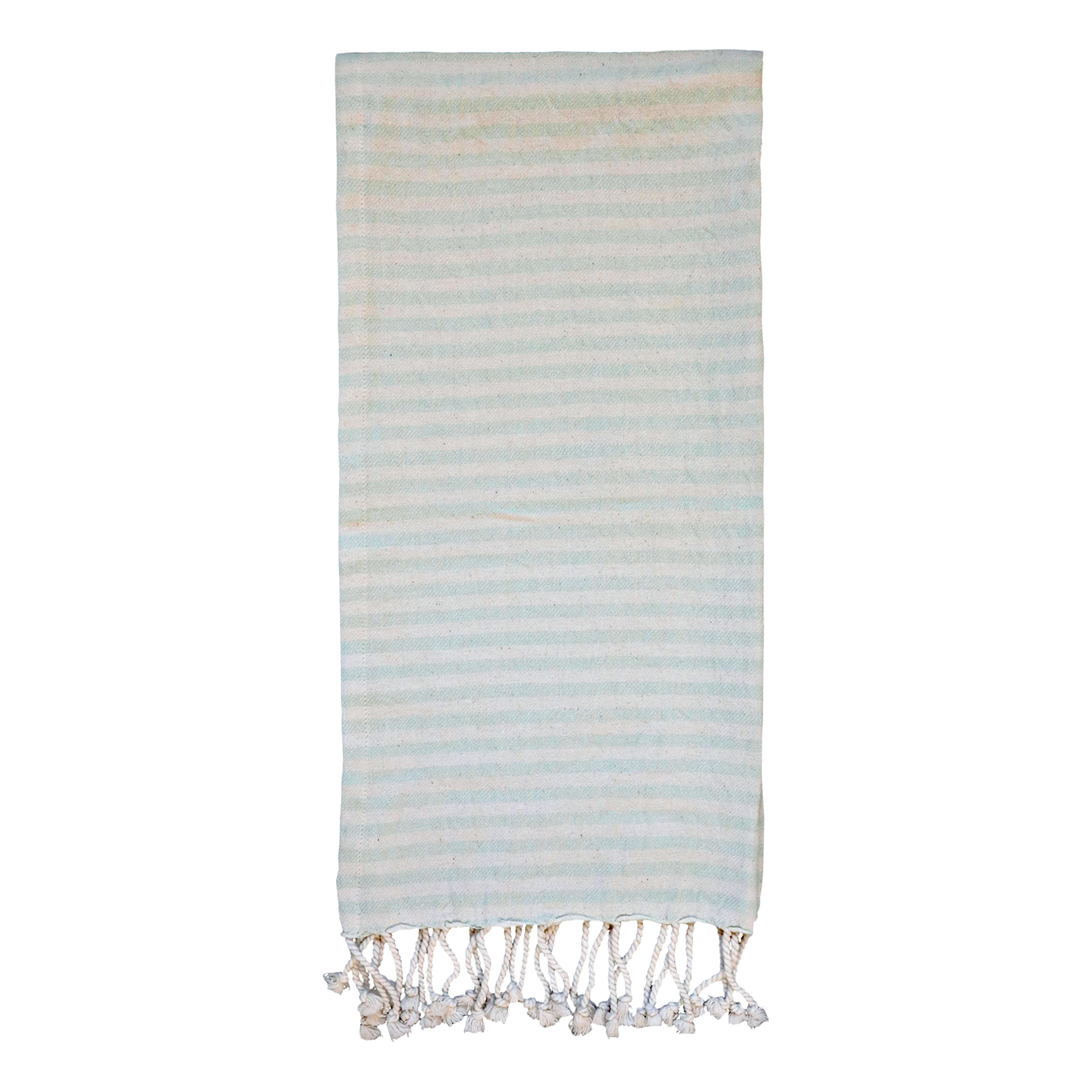 Hammam Bath Sheet w. stripes Éternel L180/W90 cm verte