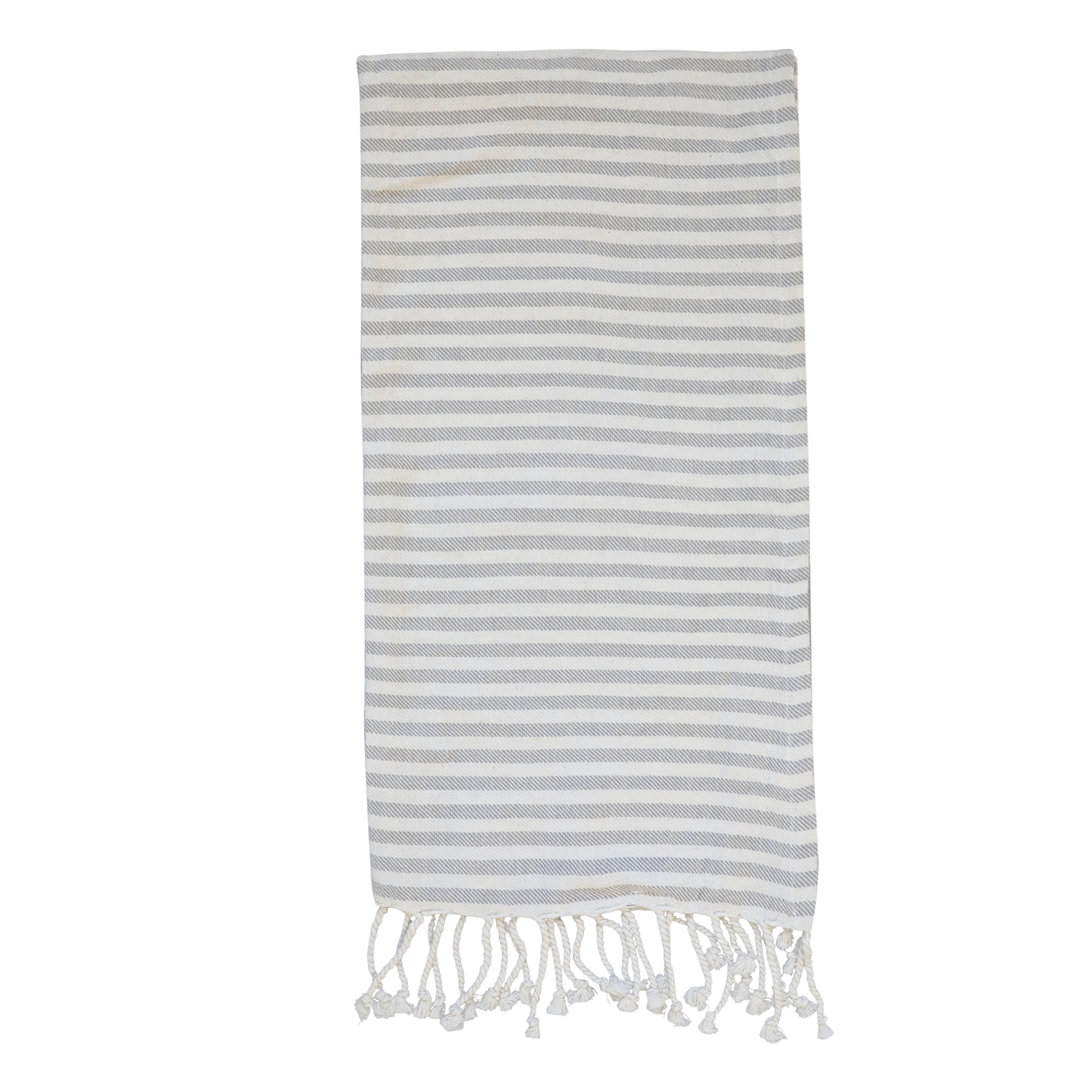 Hammam Bath Sheet w. stripes Éternel L180/W90 cm grey
