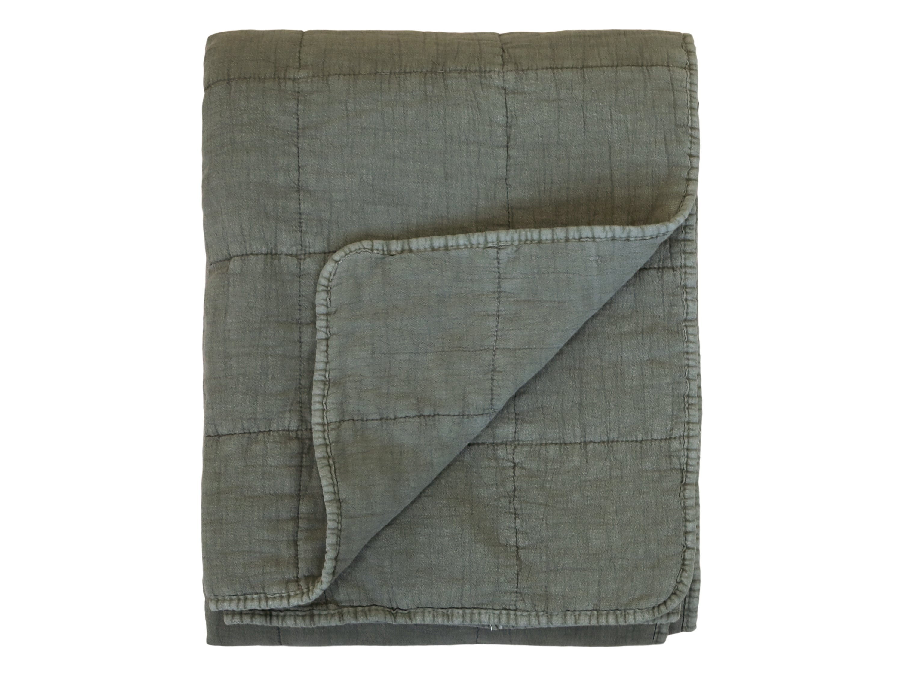 Vintage Quilt L180/W130 cm olive