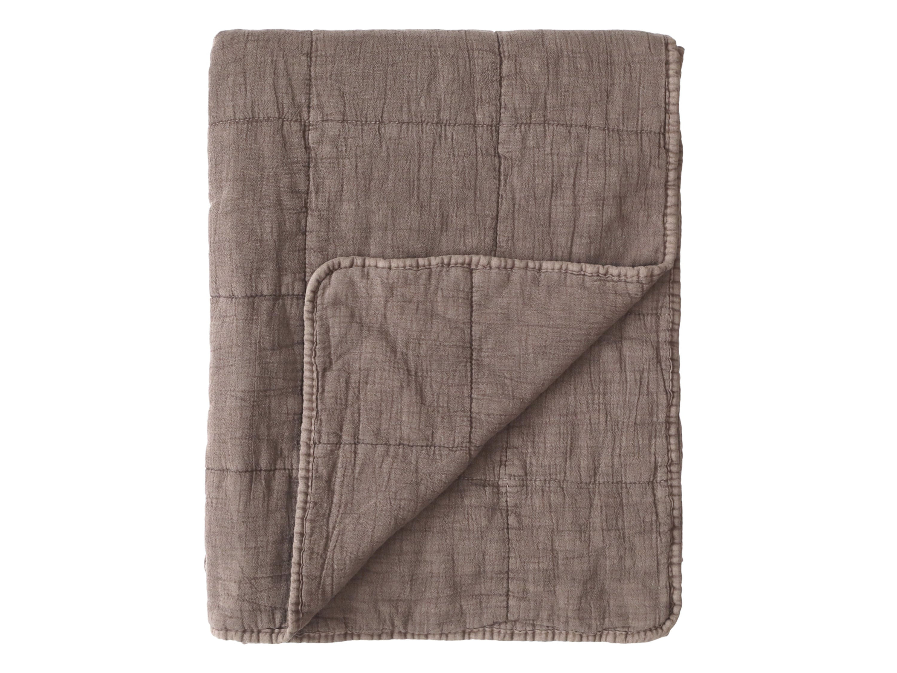 Vintage Quilt L180/W130 cm mocca