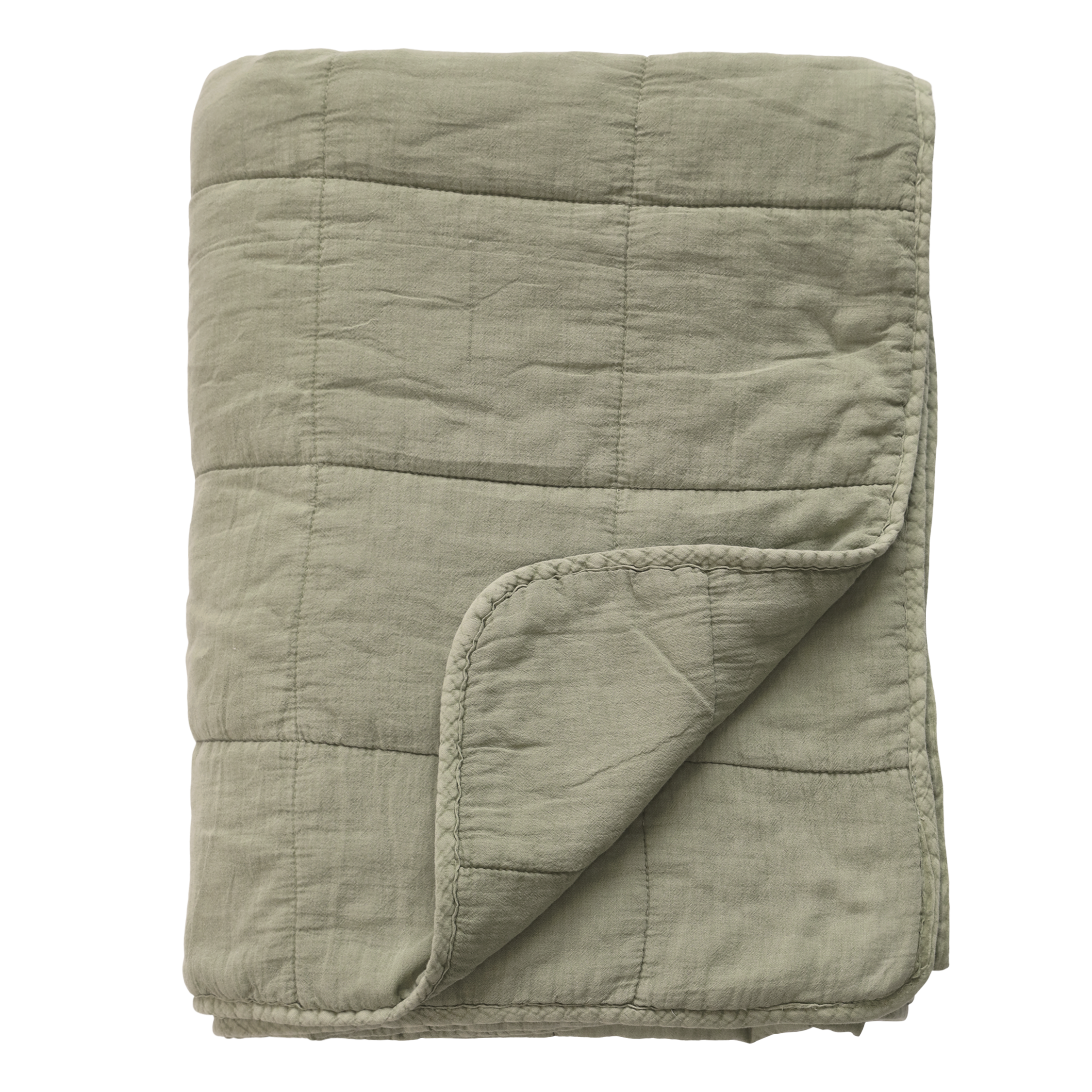 Vintage Quilt L180/W130 cm verte