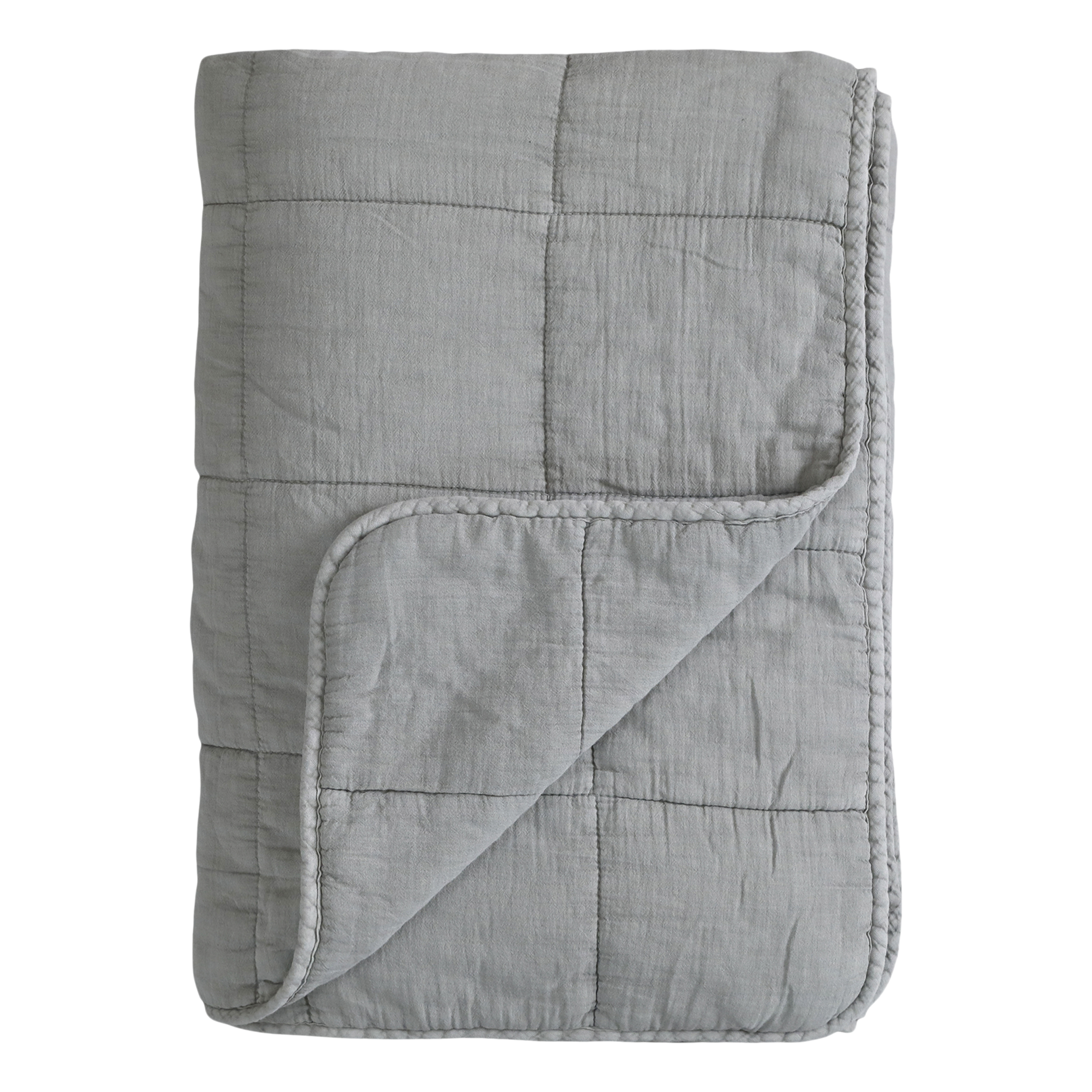 Vintage Quilt L180/W130 cm french grey