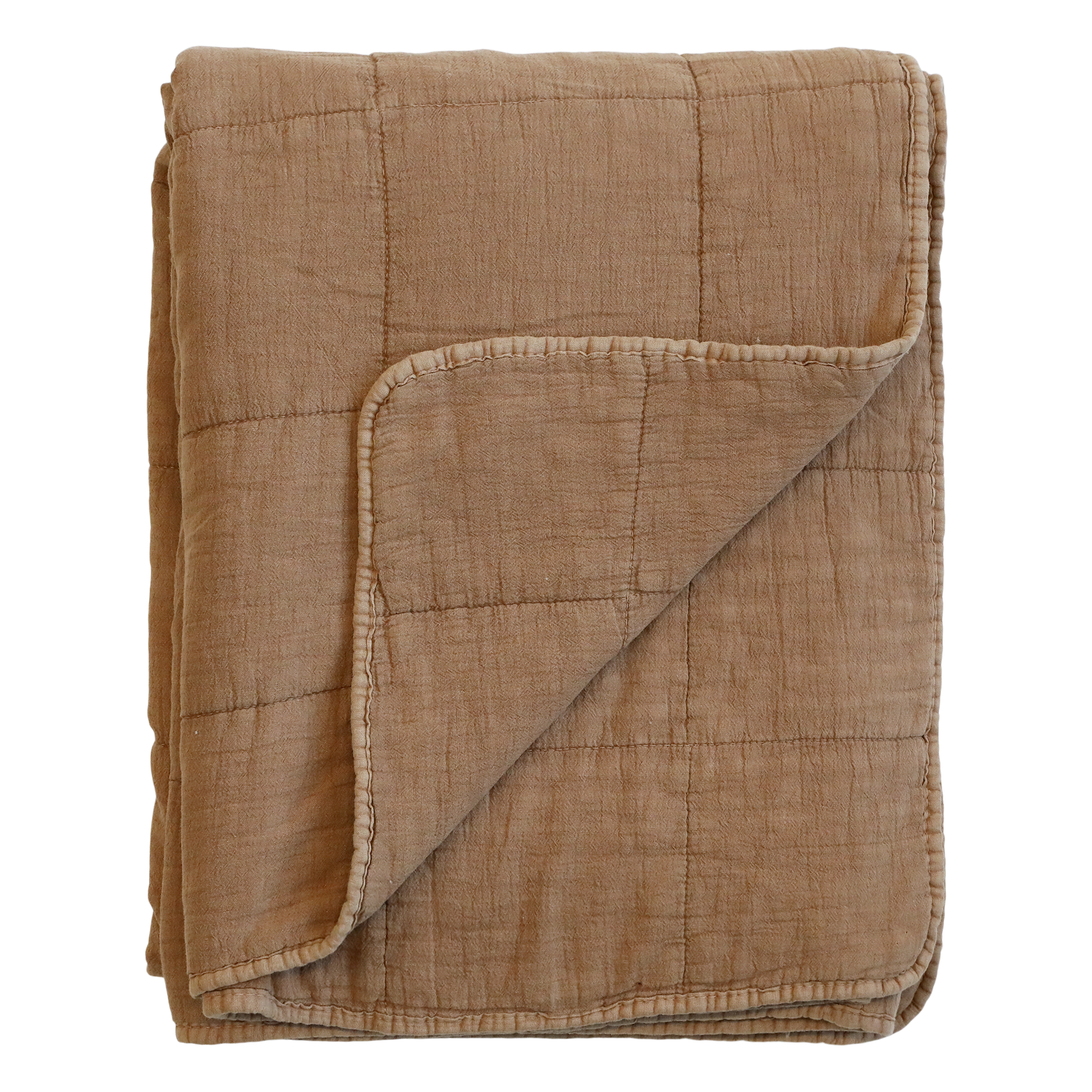 Vintage Quilt L180/W130 cm caramel