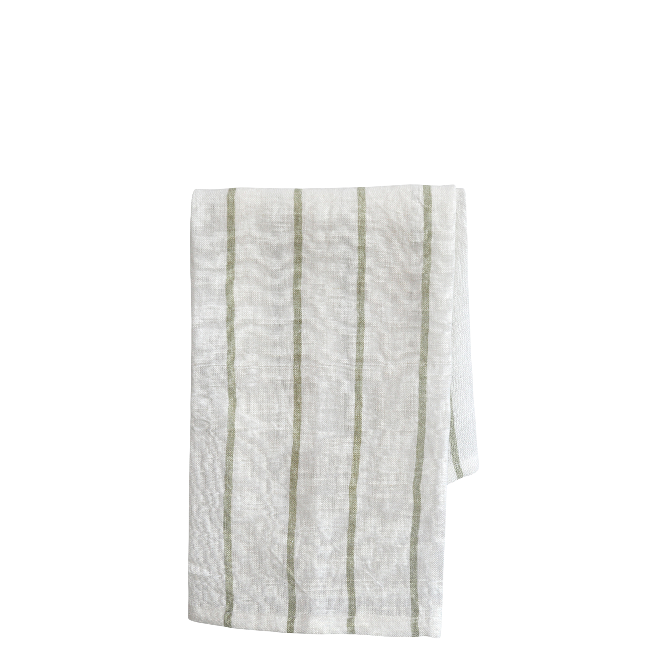 Éternel Tea Towel w. stripes L70/W50 cm verte