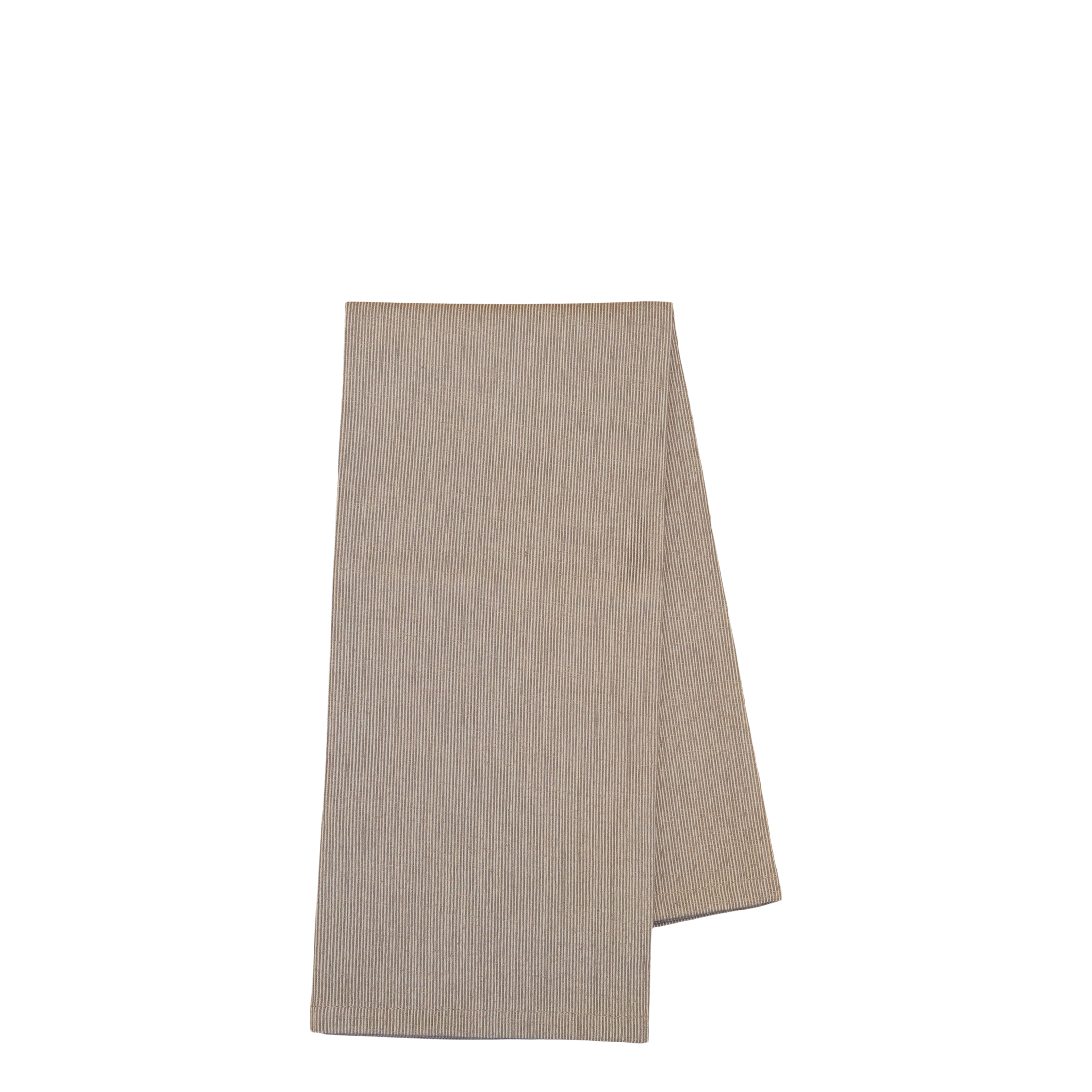 Éternel Tea Towel w. stripes L70/W50 cm camel