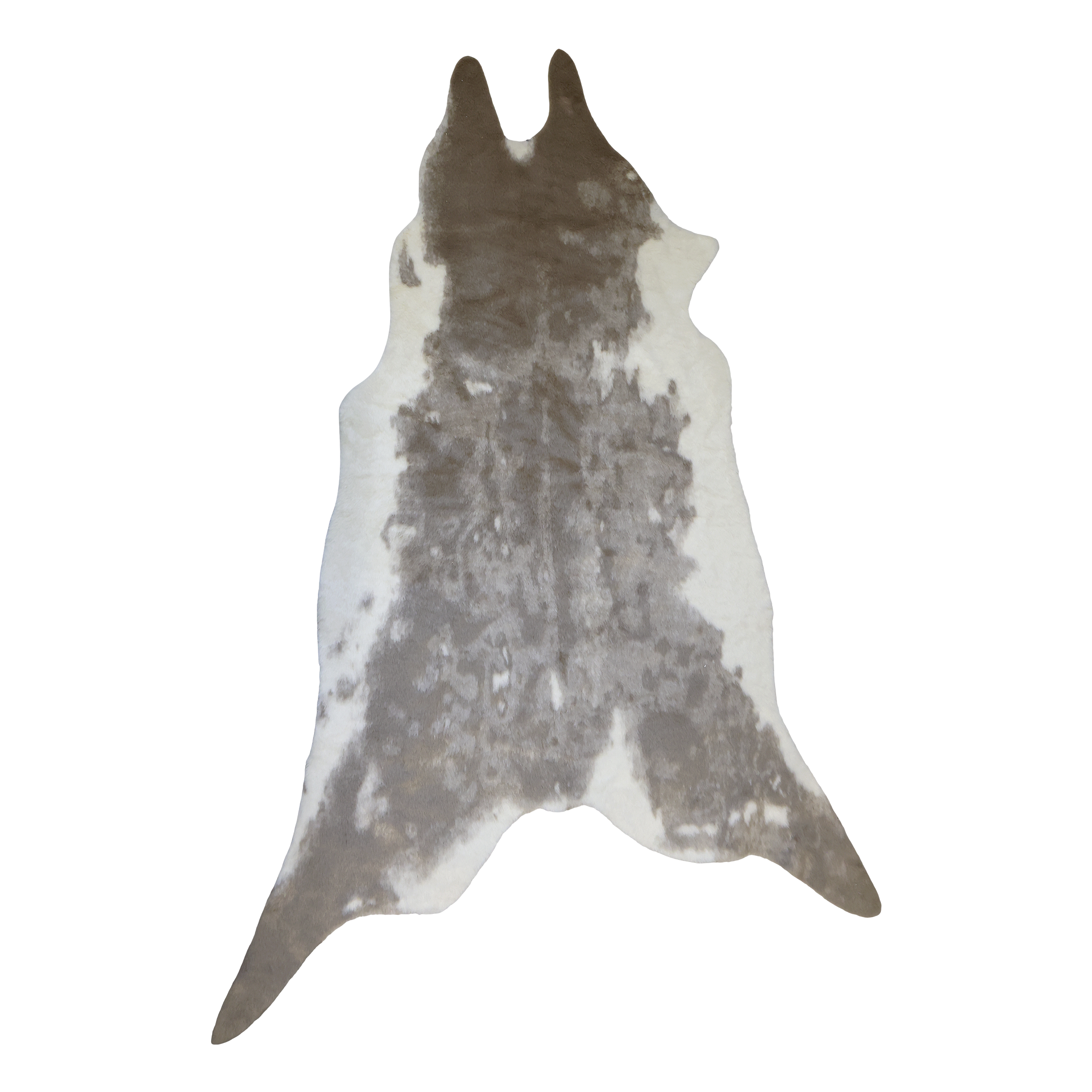 Teppich aus Pelzimitat, 200 cm lang, 150 cm breit, natur