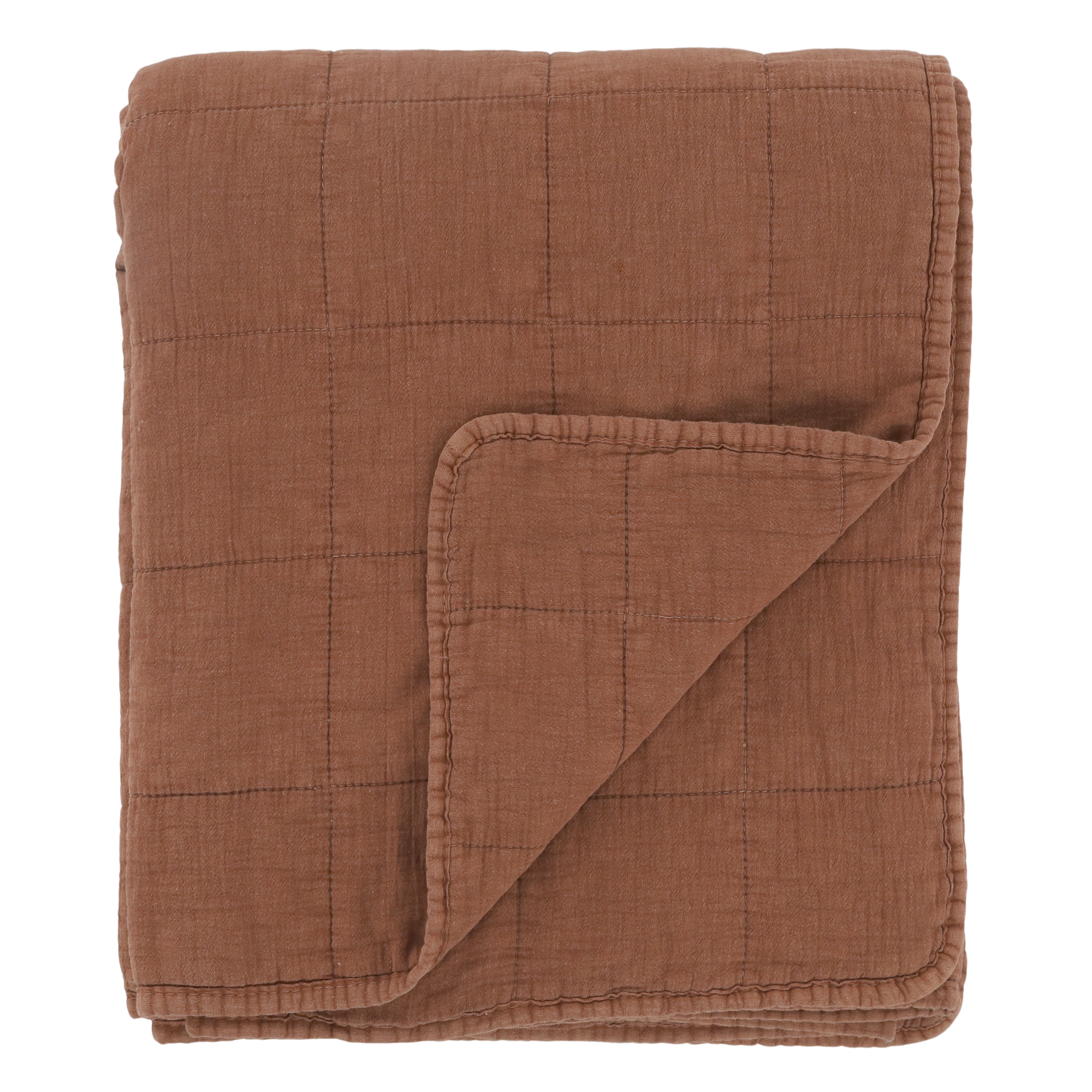 Aix Vintage Quilt L180/W130 cm terracotta