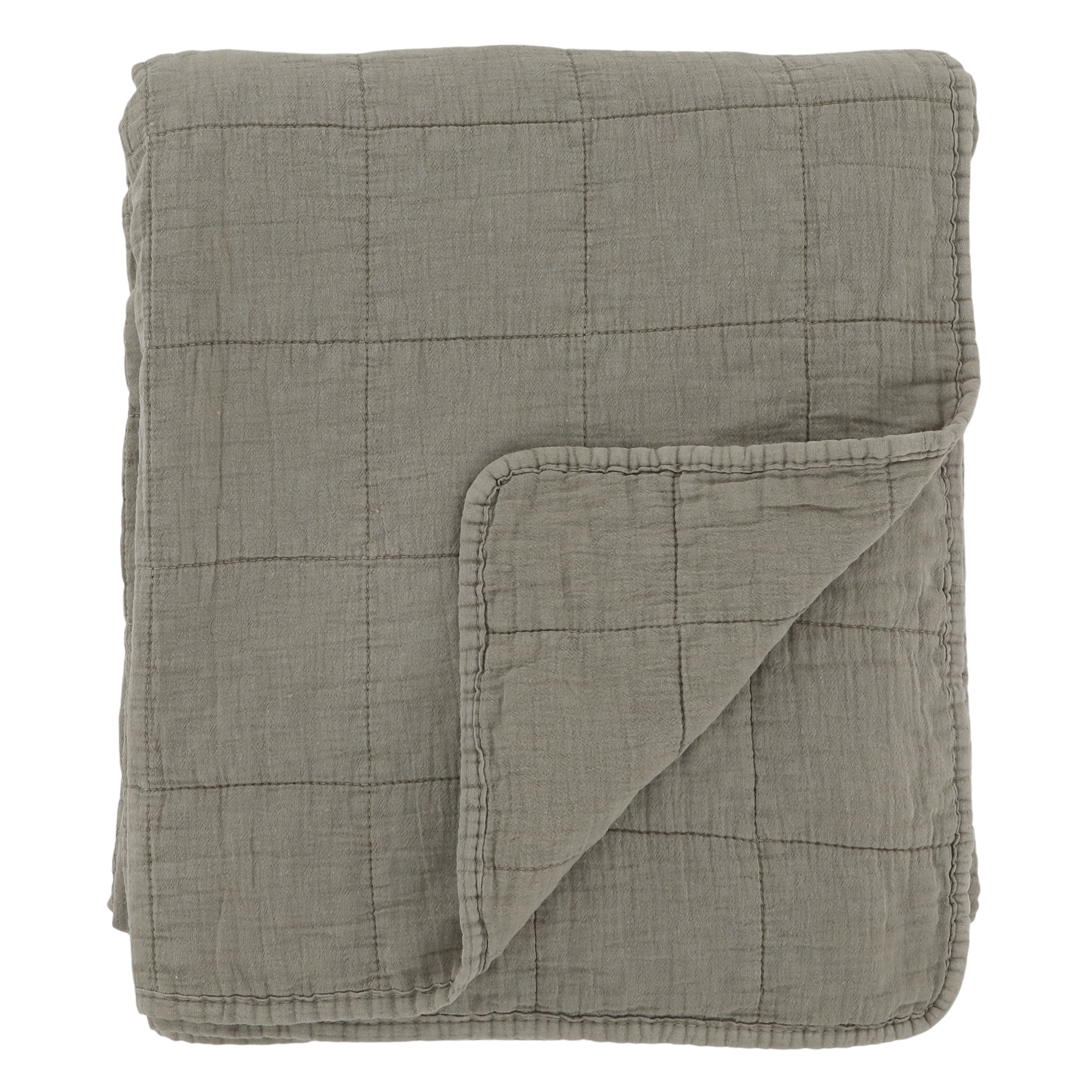 Aix Vintage Quilt L180/W130 cm eucalyptus