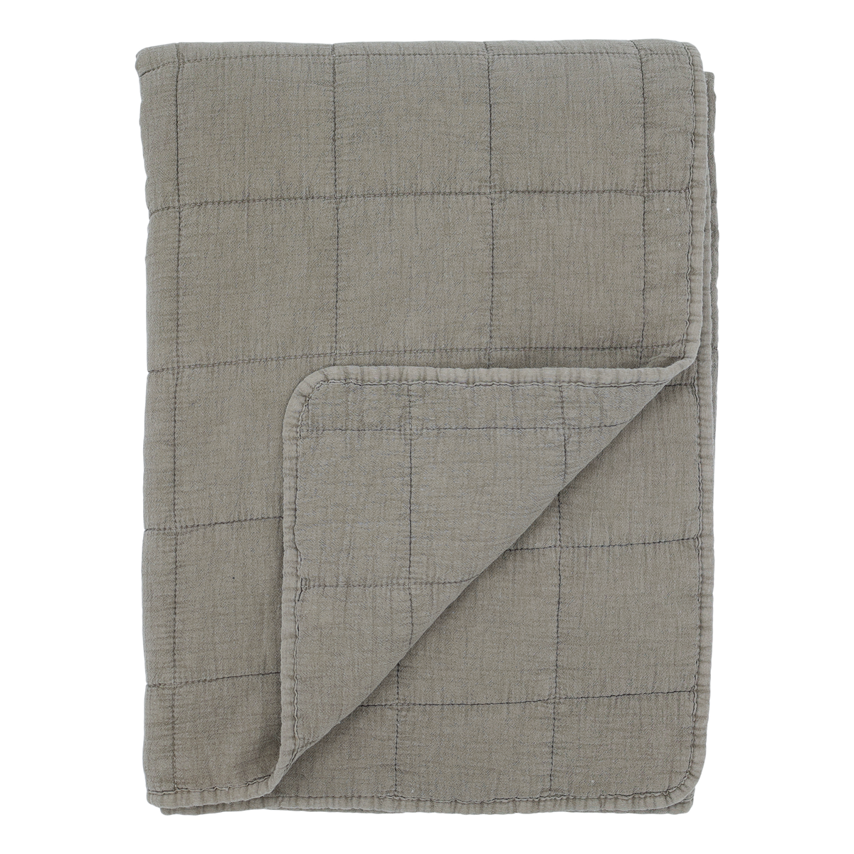 Baumwoll-Quilt Aix Vintage Latte 180x130 cm