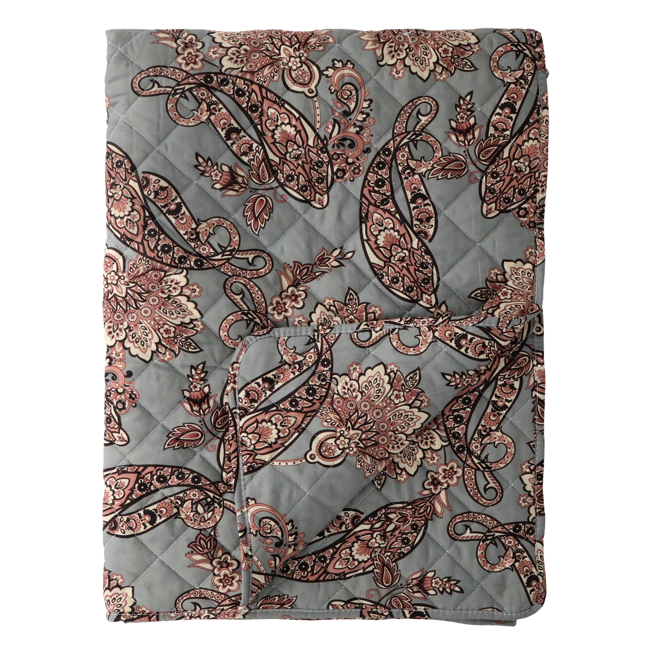 Quilt mit Paisley-Motiv, 180 cm lang, 130 cm breit