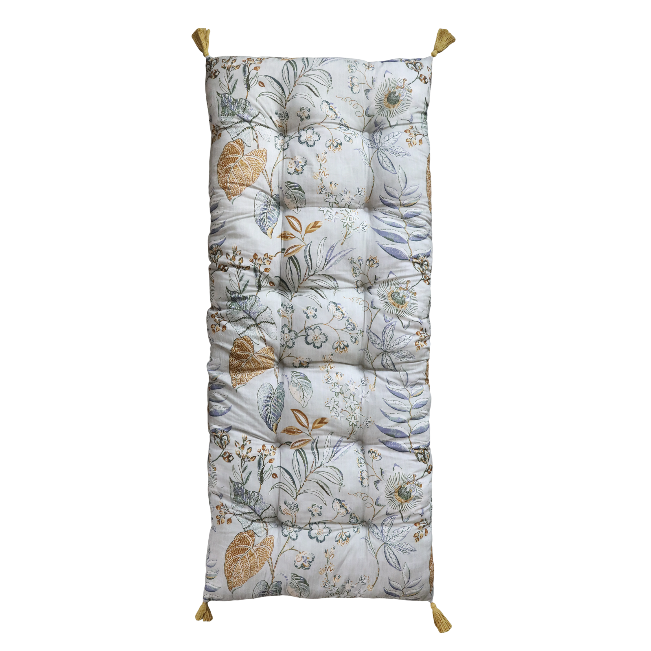 Aix Mattress w. flower pattern L180/W70 cm opal