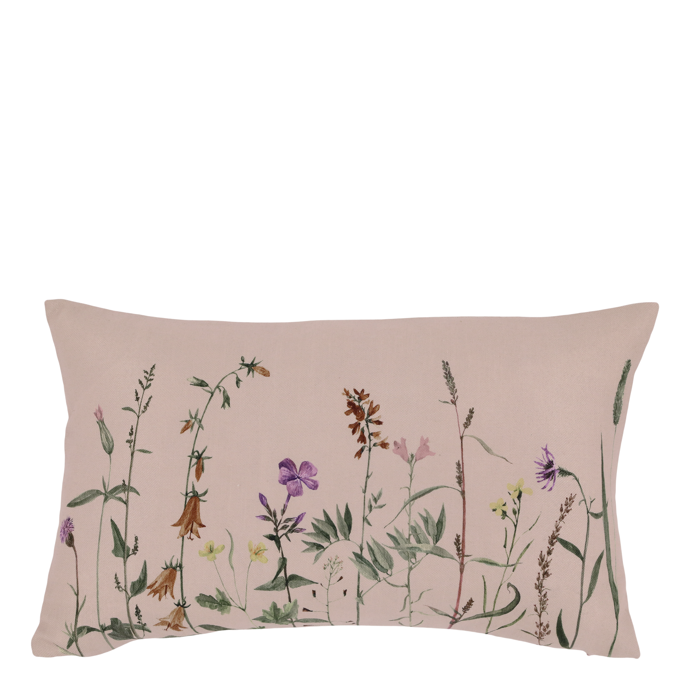 Aix Pillowcase w. floral print L50/W35 cm rose