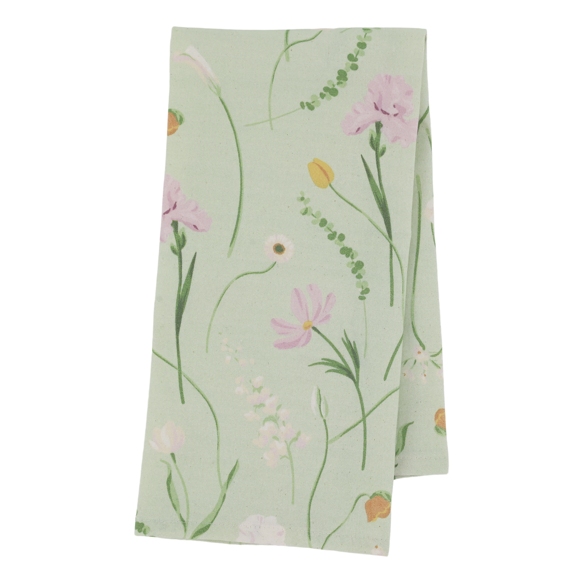 Aix Geschirrtuch mit Blumen, 70x50 cm, Baumwolle