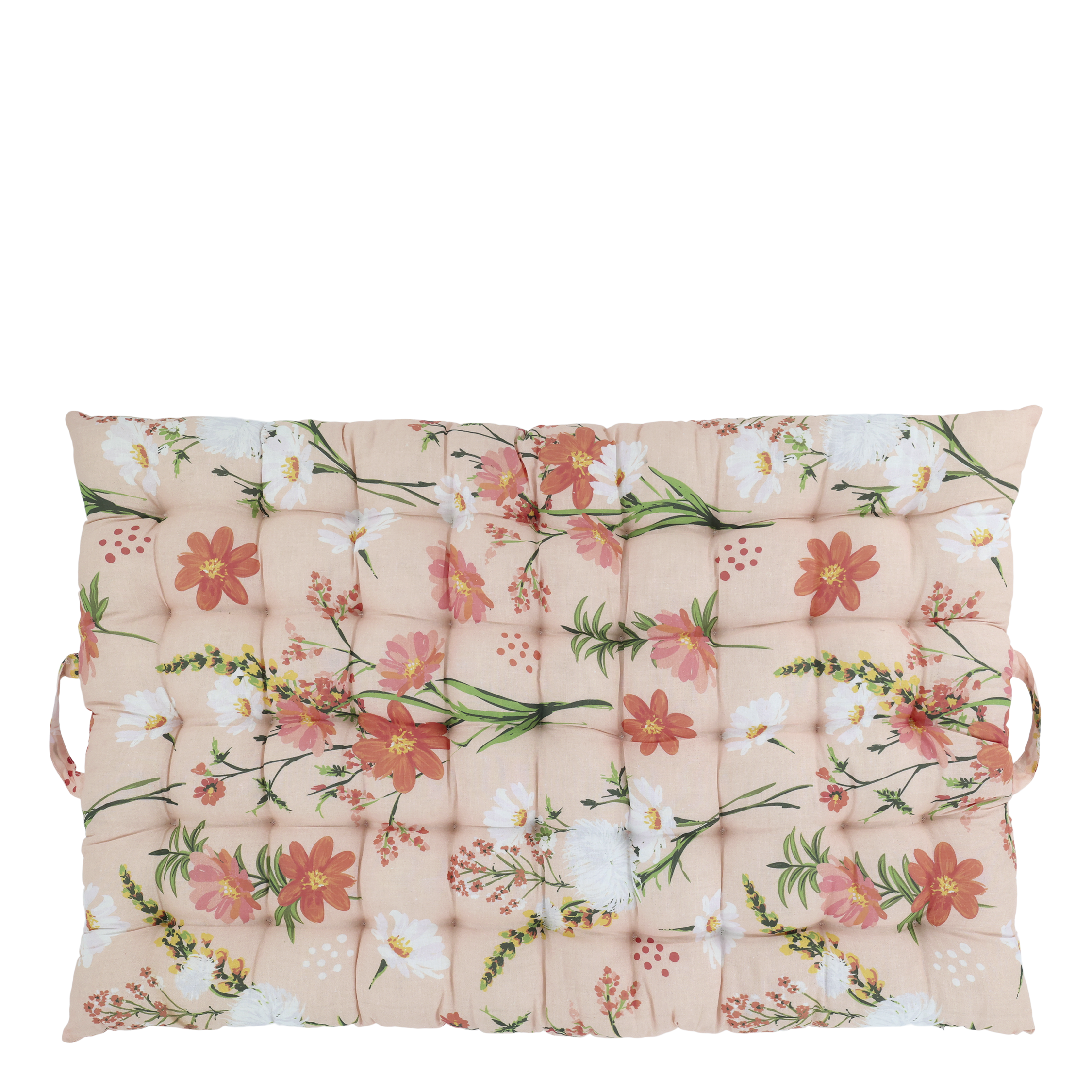 Aix Mattress w. flower pattern L100/W60 cm rose