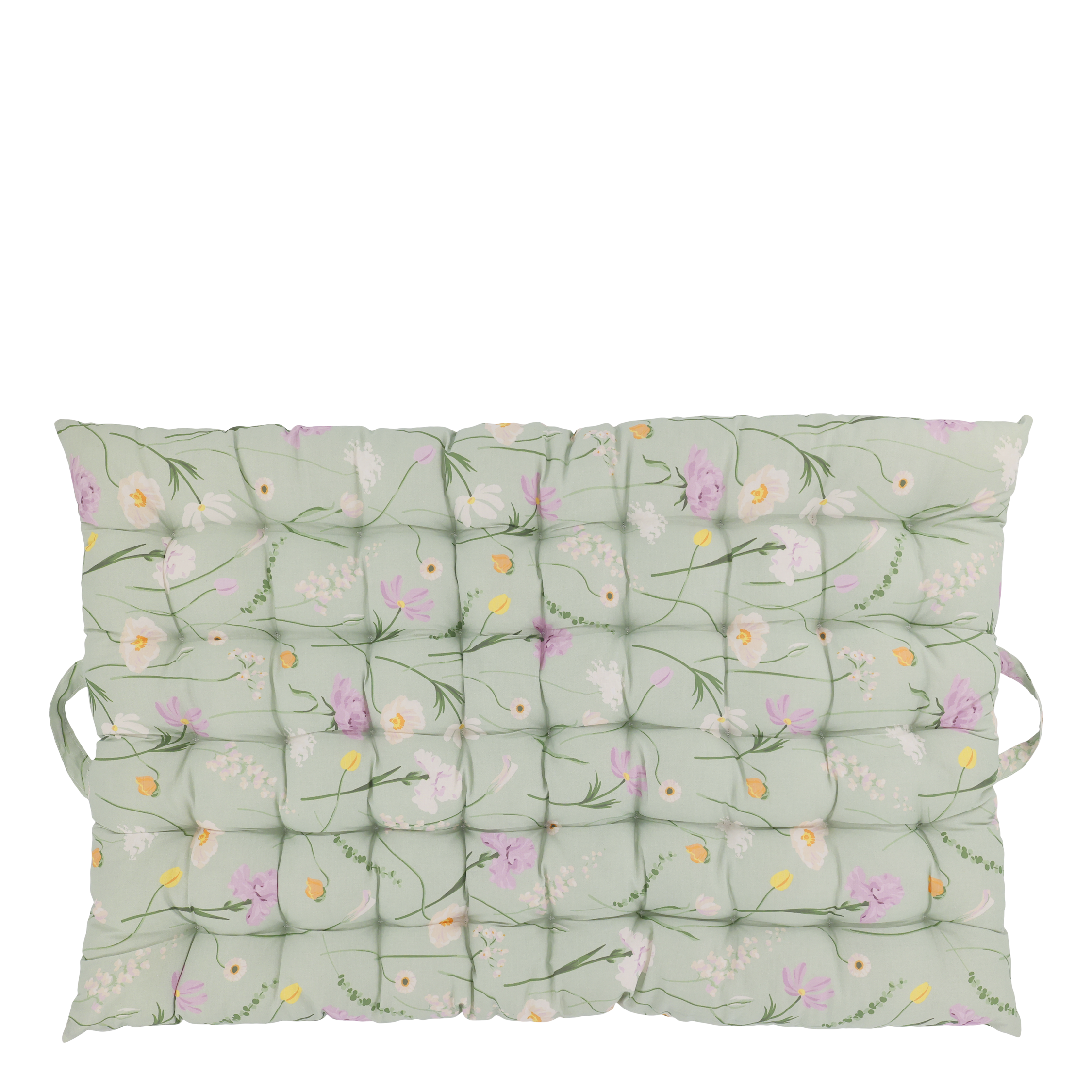 Aix Mattress w. flower pattern L100/W60 cm verte