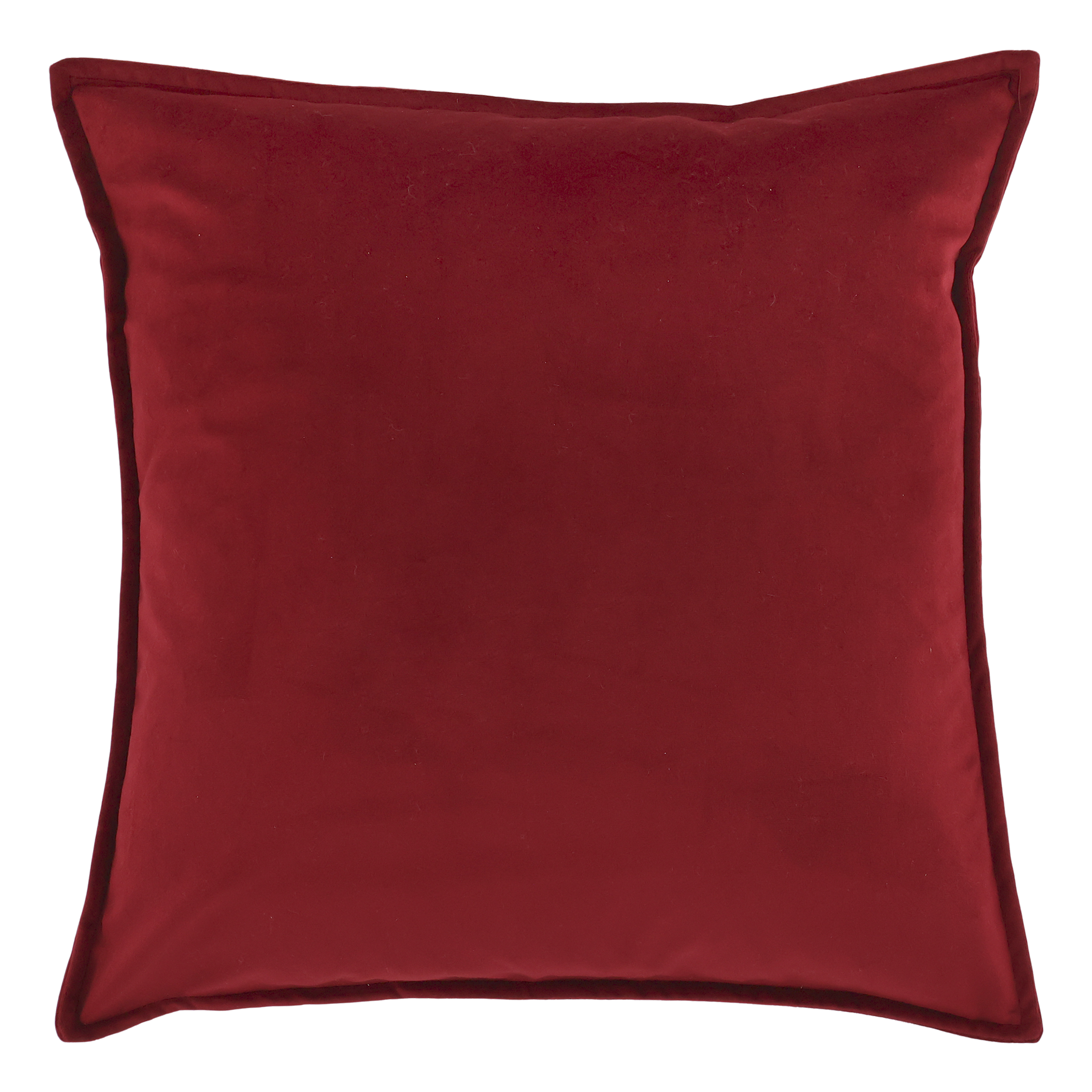 Aix Pillowcase in velour L50/W50 cm cherry