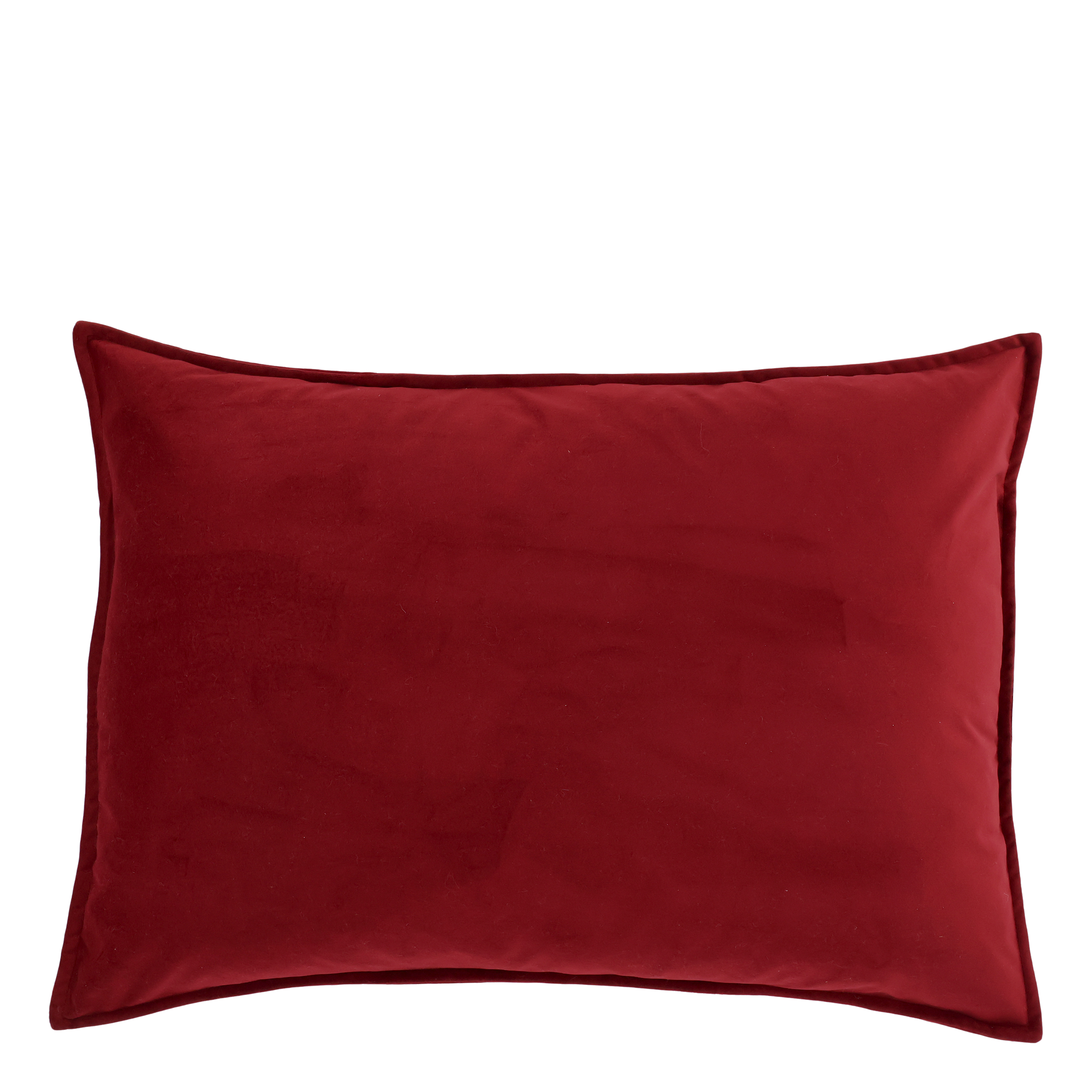 Aix Pillowcase in velour L70/W50 cm cherry