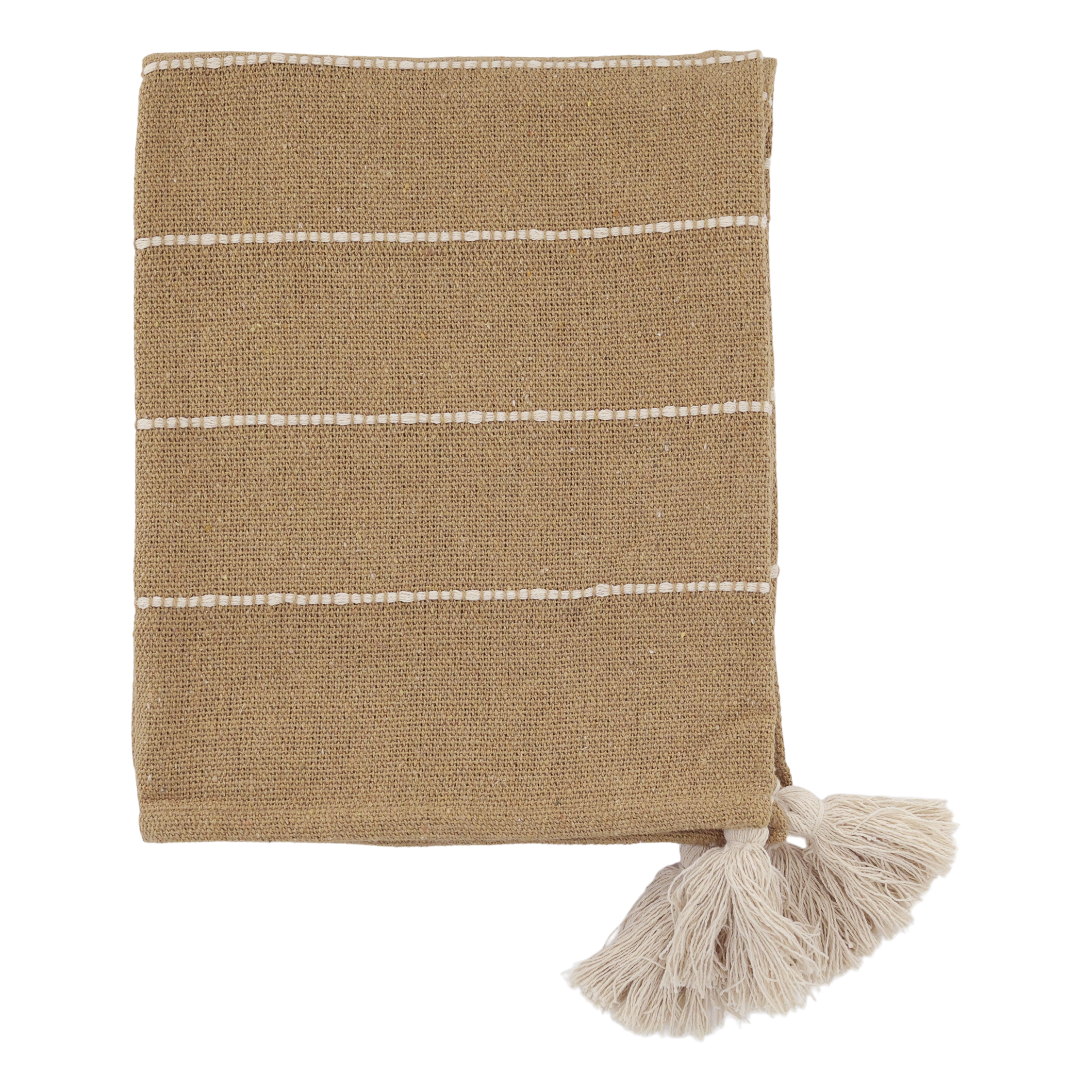 Aix Throw of surplus yarn L150/W130 cm honey