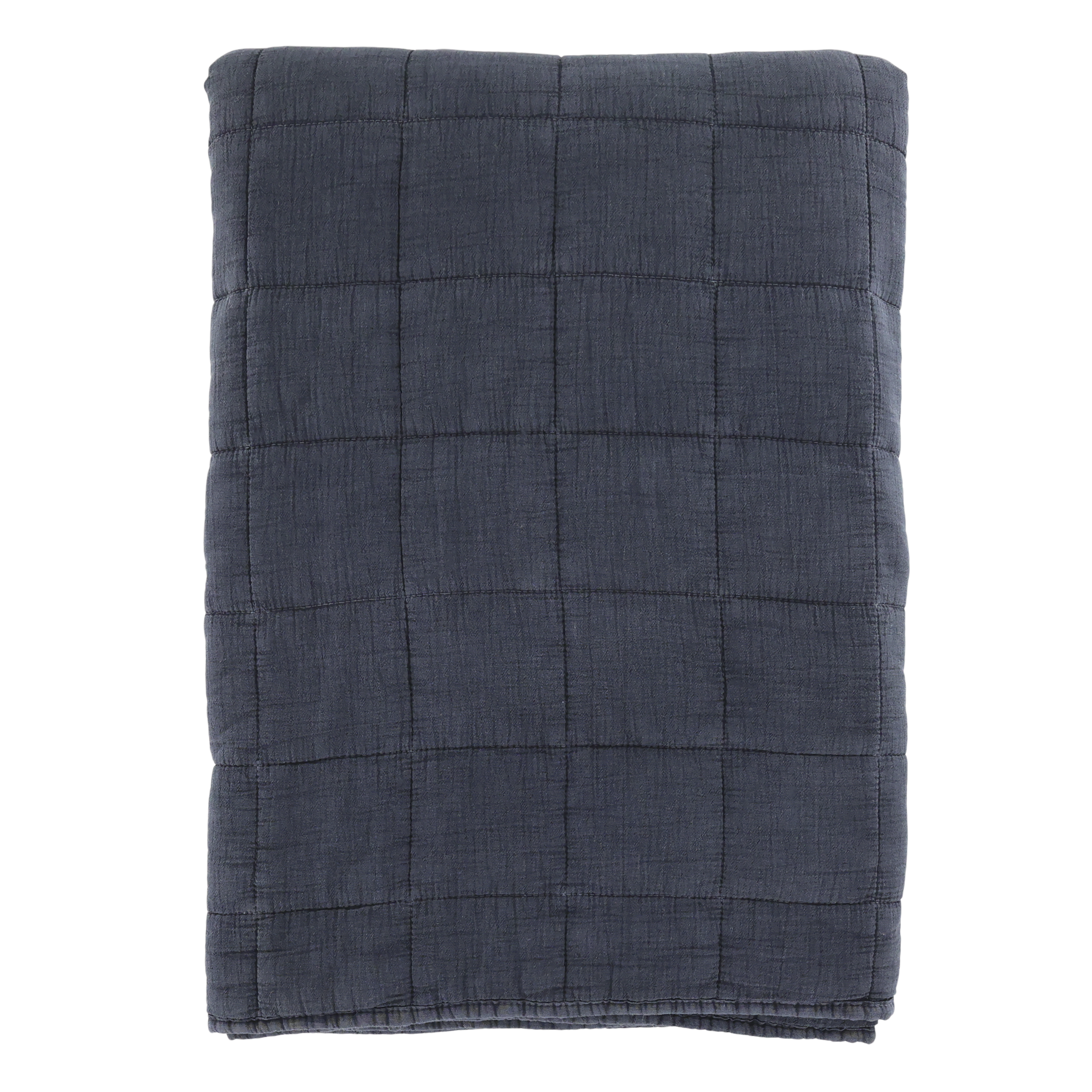 Aix Vintage Quilt Bedspread L240/W240 cm midnight