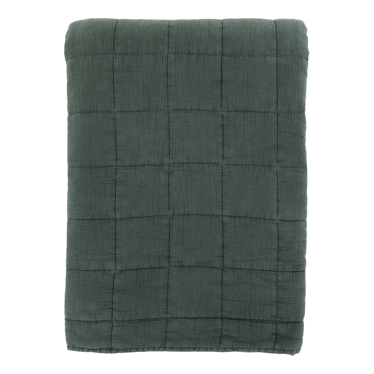Quilt Bettdecke 240 x 240 cm in Forest Green