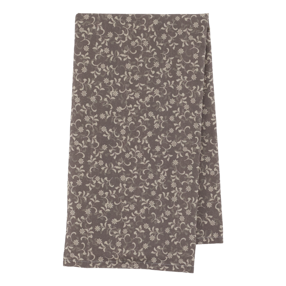 Aix Geschirrtuch mit Blumen in Latte und Sand