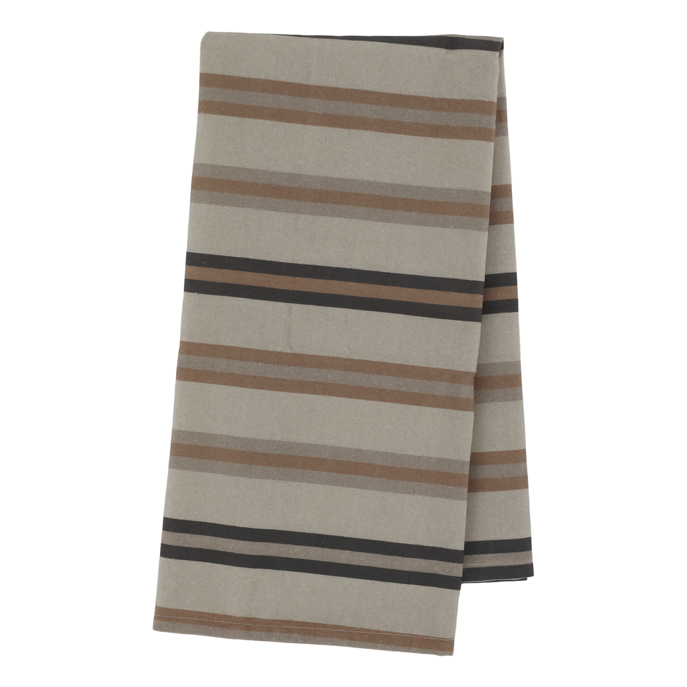 Aix Tea Towel w. stripes L70/W50 cm cognac & latte