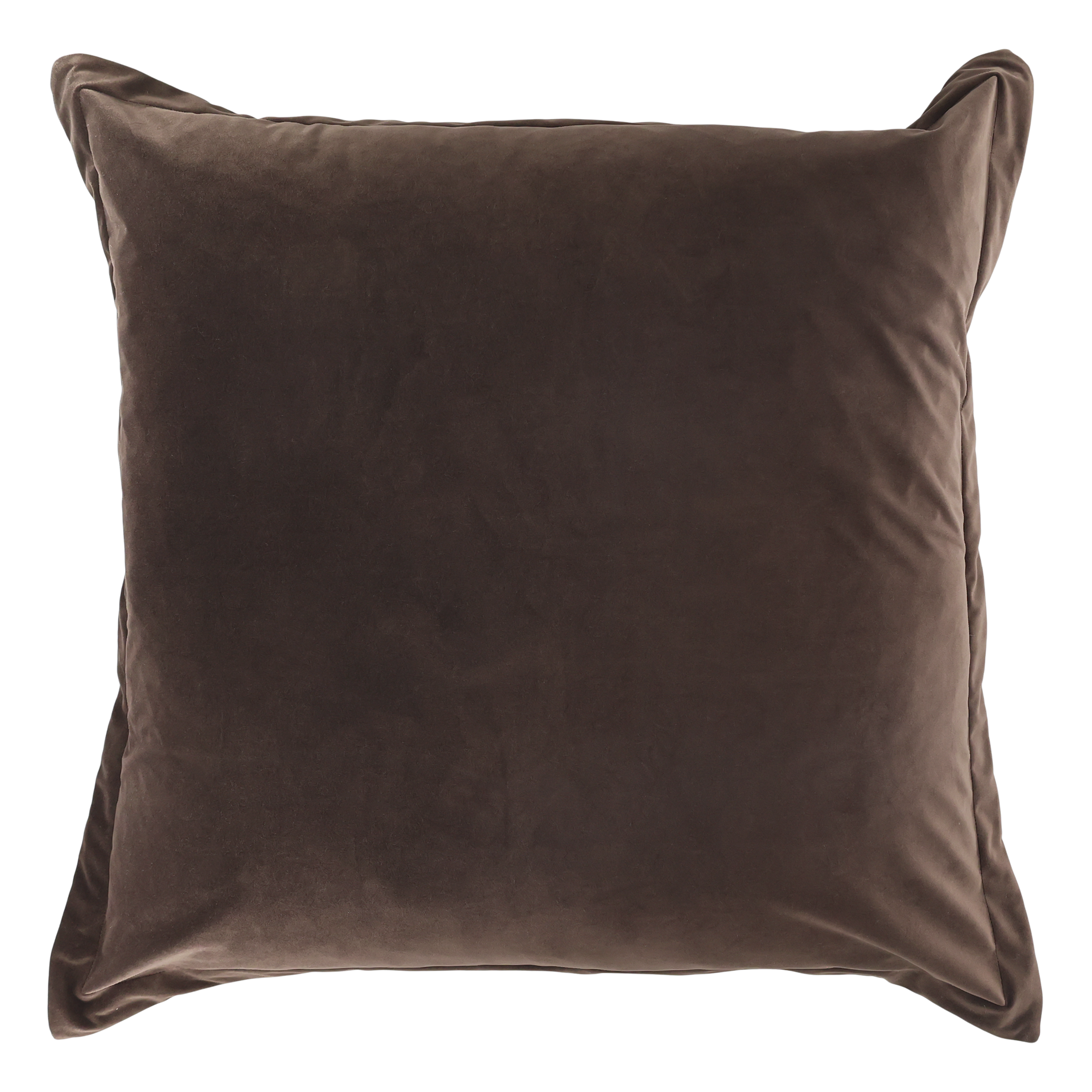 Bodenkissen Bezug Velour 80x80 cm Mokka