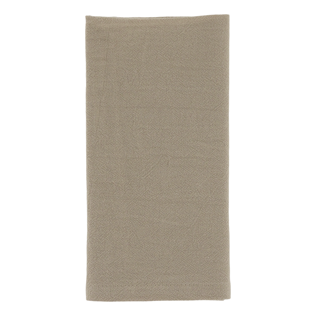 Aix Stoffserviette aus Baumwolle, 40 cm x 40 cm, leinen