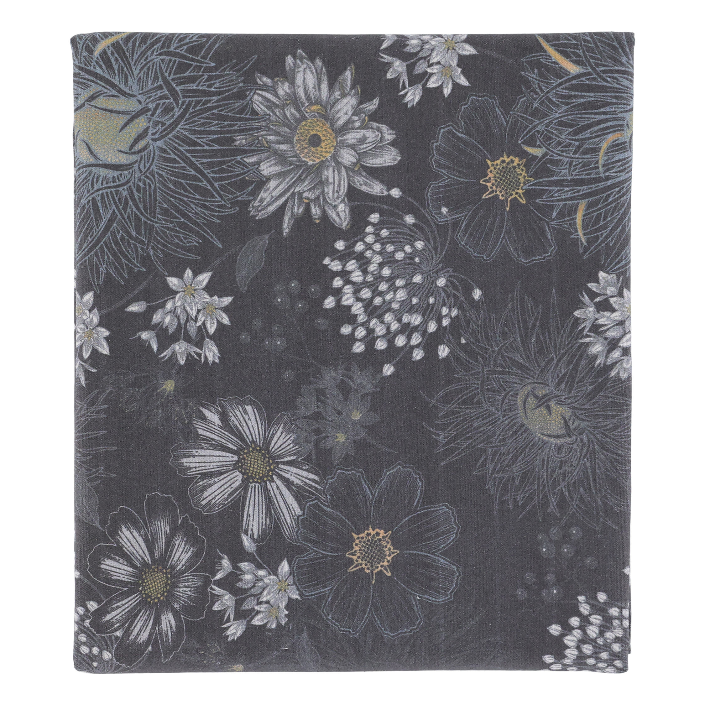 Aix Tischdecke mit Blumen – Tischläufer 240 cm midnight