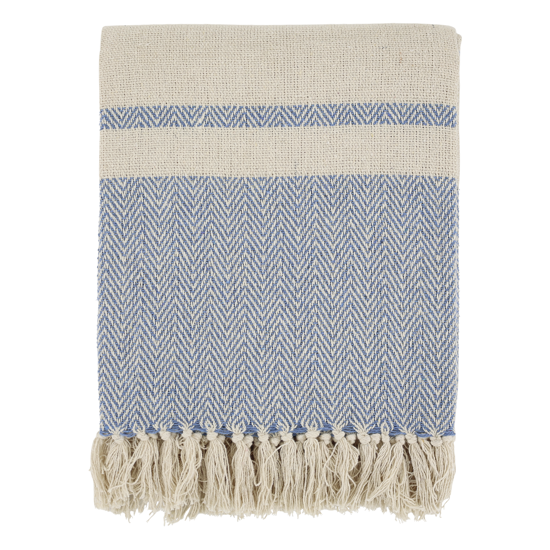 Aix Plaid Decke in Sky Blue, 150x130 cm