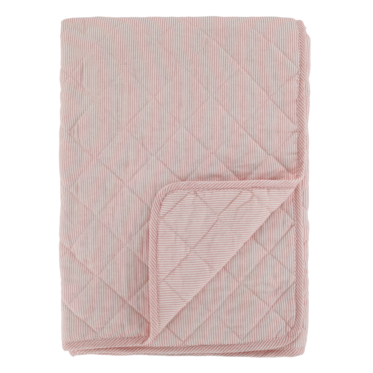 Quilt Aix mit maritimem Streifenmuster, 180x130 cm