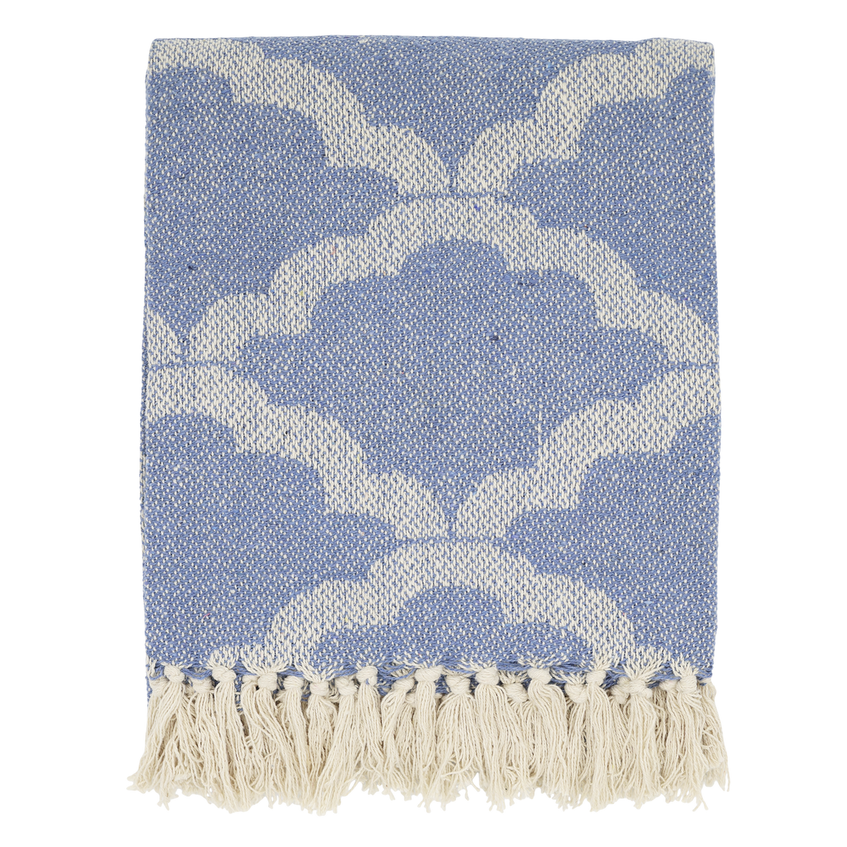 Plaid Decke sky blue, 130x150 cm, Baumwolle