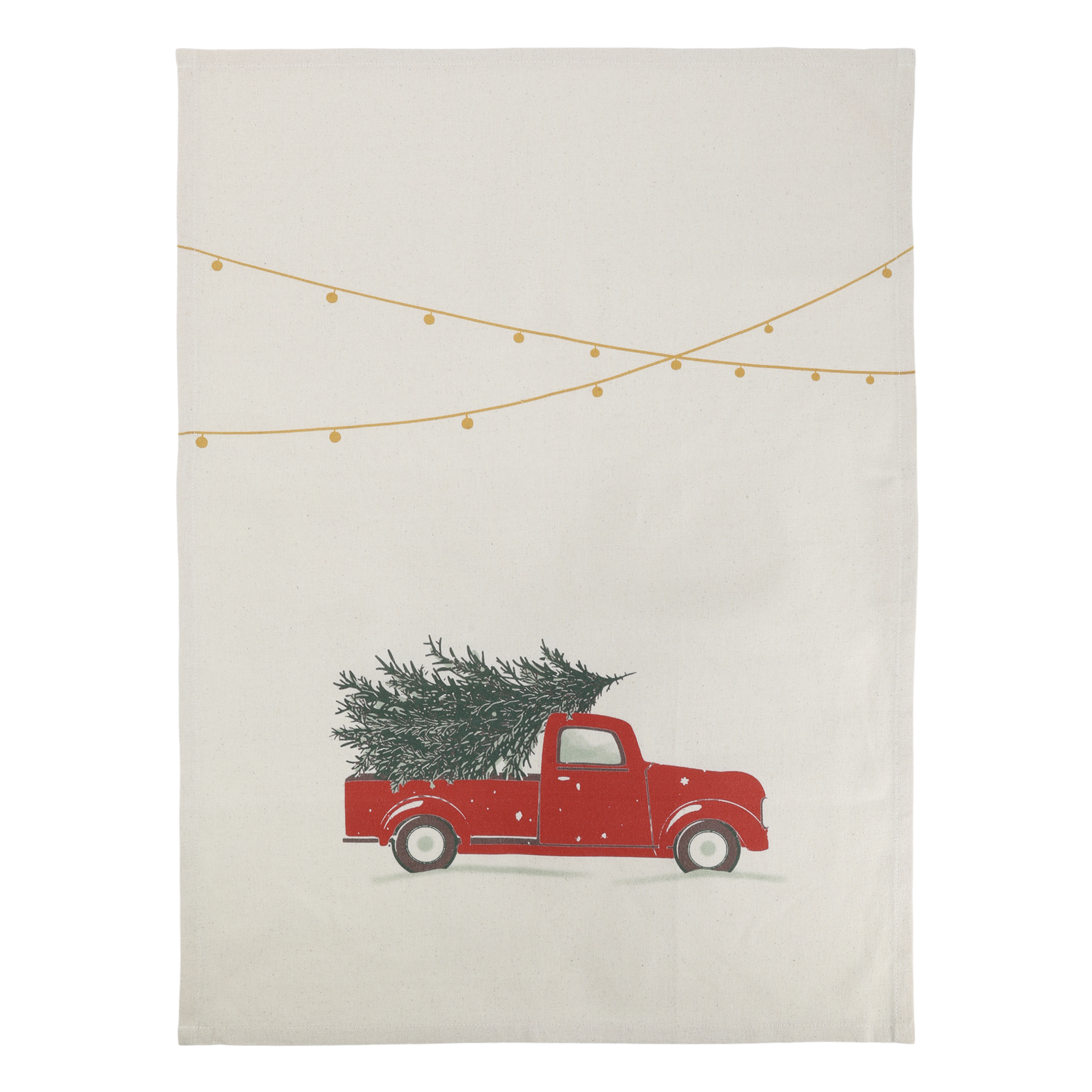 Geschirrtuch mit Auto für die Küche, 50x70 cm