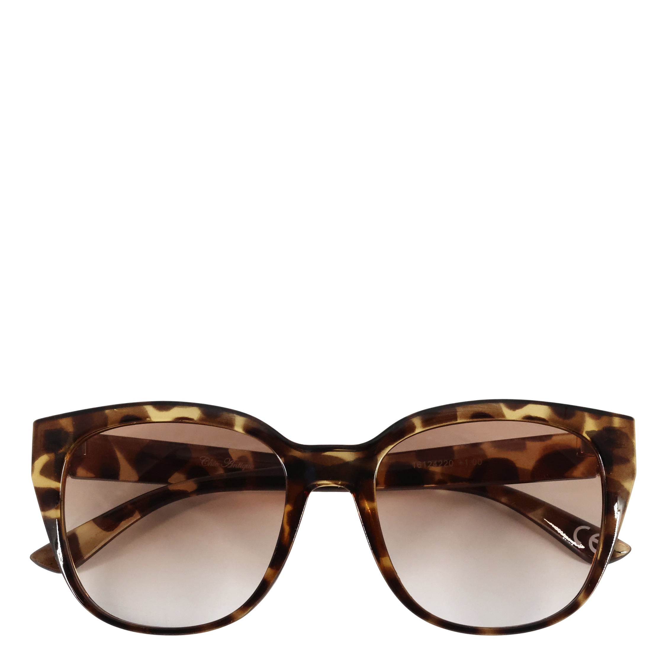 Sunglasses w. leopard print & simili décor incl. case Assorted prescriptions mocca and black