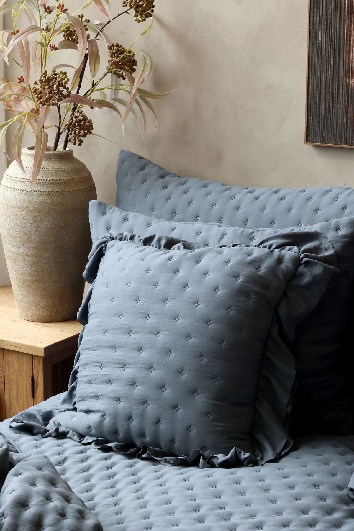 Kissenbezug 50x50 cm midnight – weicher Polyesterbezug