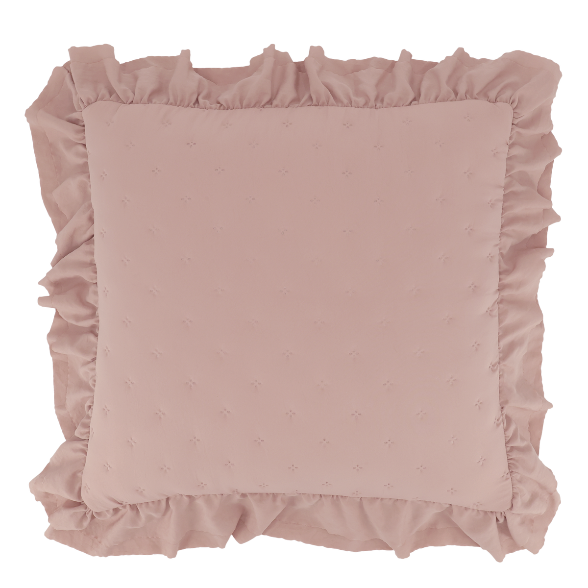 Kissen 50x50 cm Old Rose mit Reißverschluss