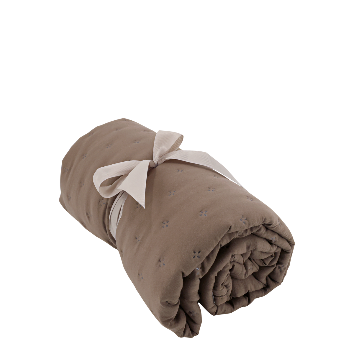 Aix Soft Quilt in Walnuss, 180 cm lang, 130 cm breit