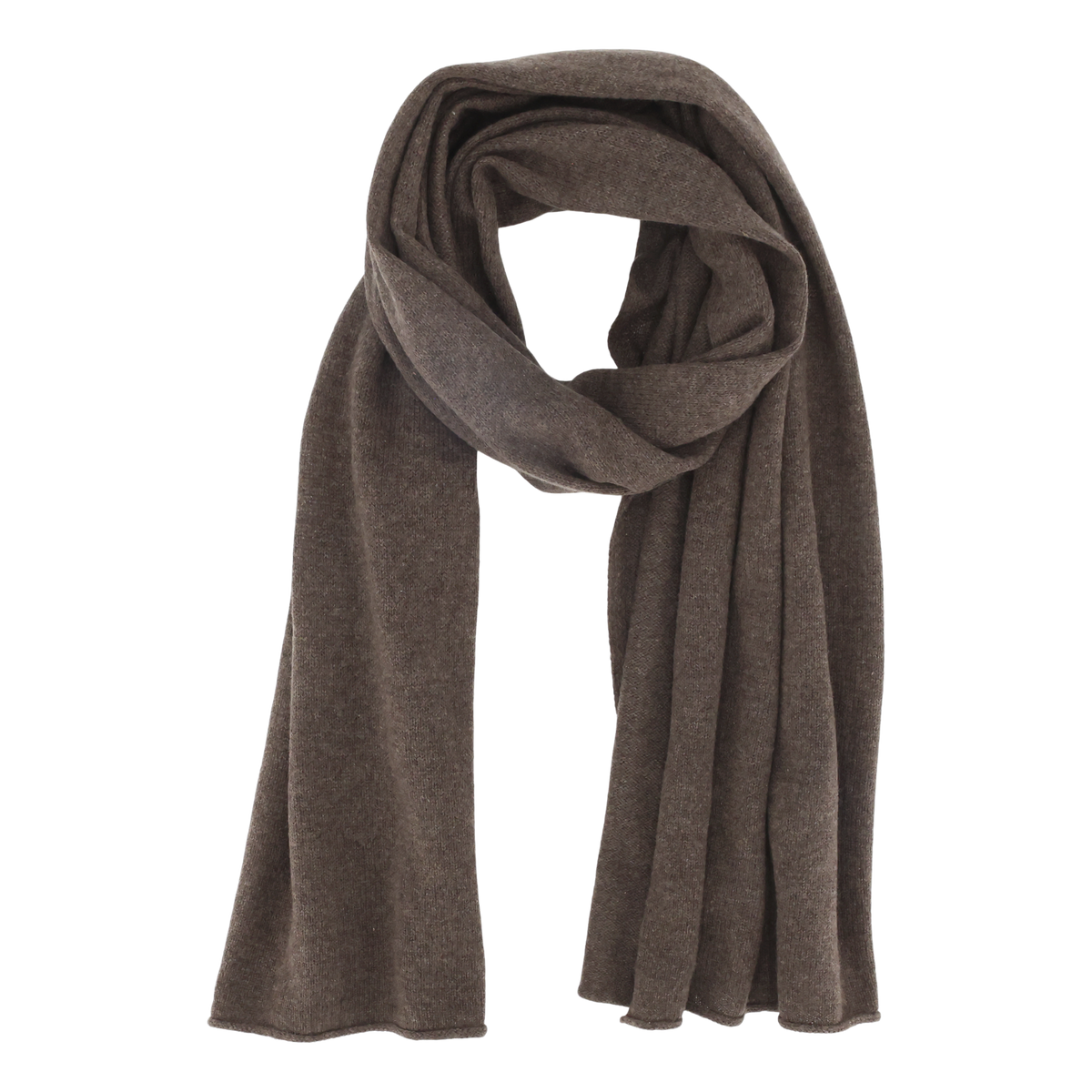 Kashmir Schal in Coffee – 180 cm lang