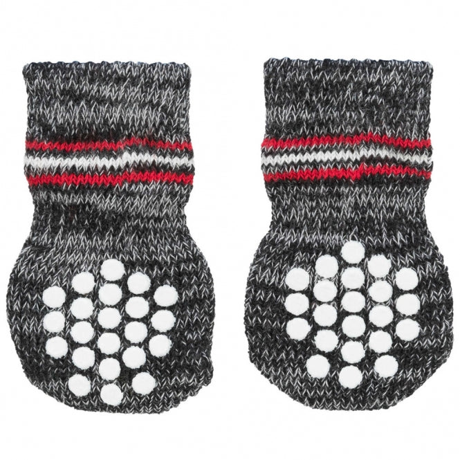 Trixie Hundesocken - Grau