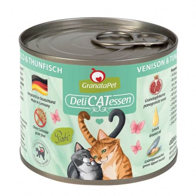 6 x GranataPet Delicatessen Dose Wild & Thunfisch - 200 g