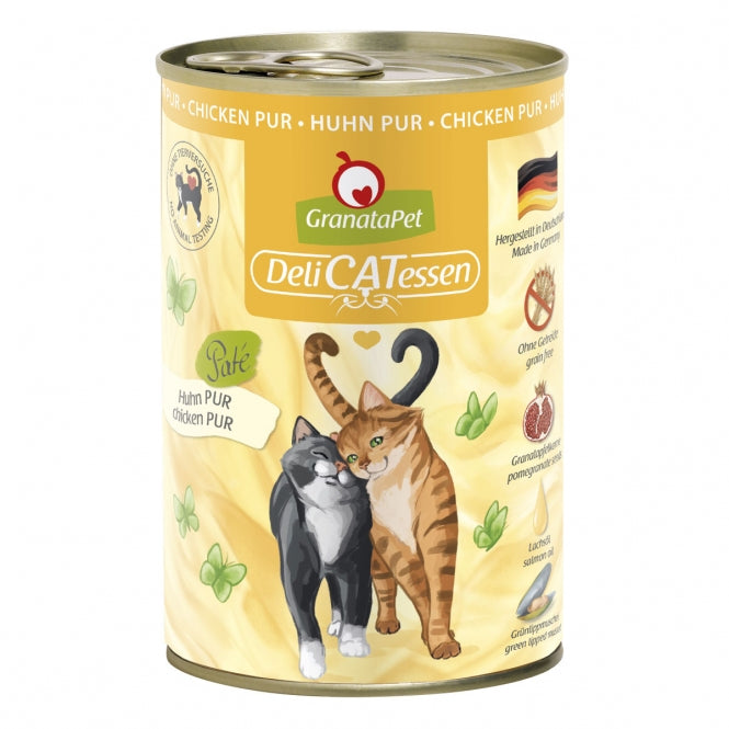 6 x GranataPet Delicatessen Dose Huhn PUR - 400 g