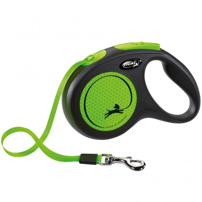 Flexi New Classic Neon Gurt-Roll-Leine