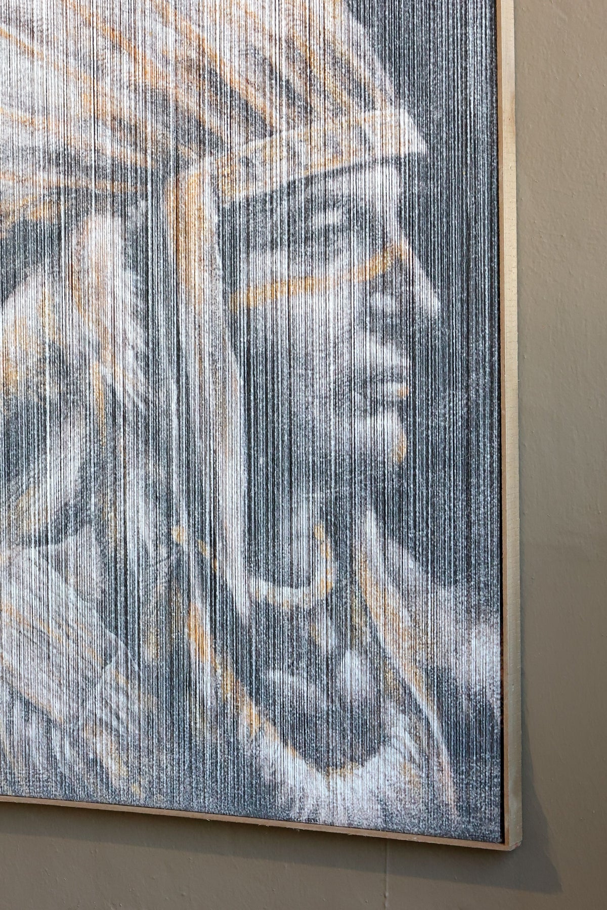 Bilderrahmen mit Häuptling-Motiv, 84x60 cm