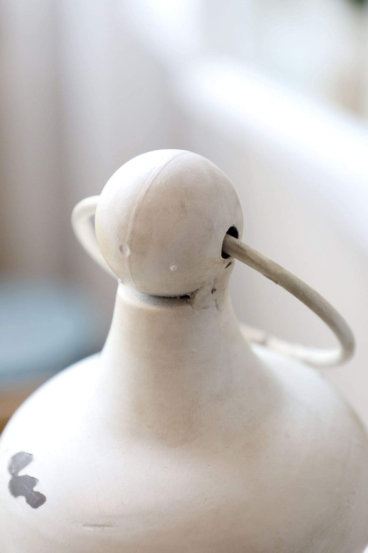 Laternen für Kerzen mit Rillen, Set von 2, antique creme