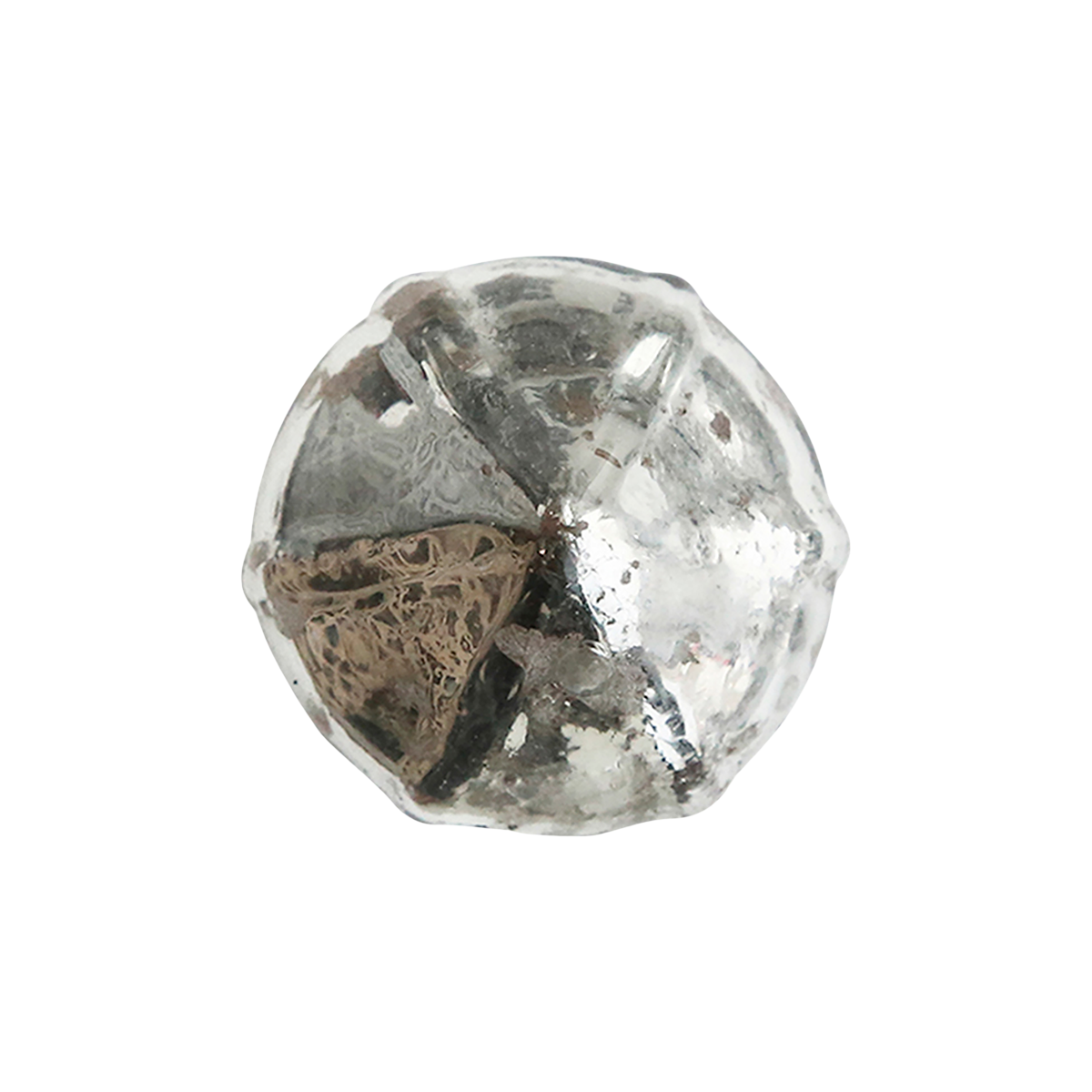 Knob handmade D3 cm silver