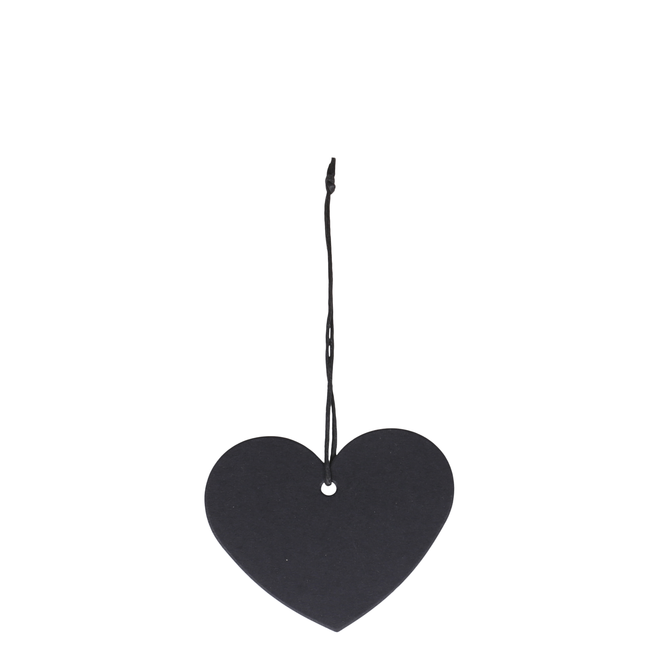 Manila Tag heart 1000 pcs L7/W6 cm black